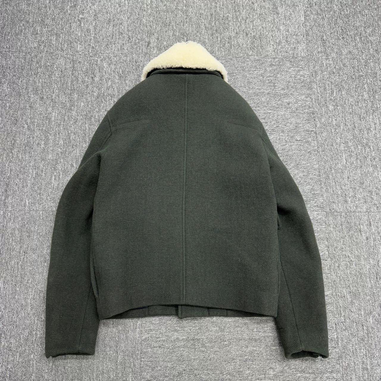 Dior dior wool coat with fur collar Size US L / EU 52-54 / 3 - 2 Thumbnail