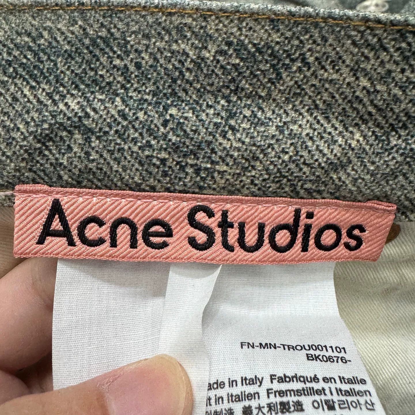 Acne Studios acne studios 3d printed chain jeans Size US 44 / EU 60 - 3 Thumbnail
