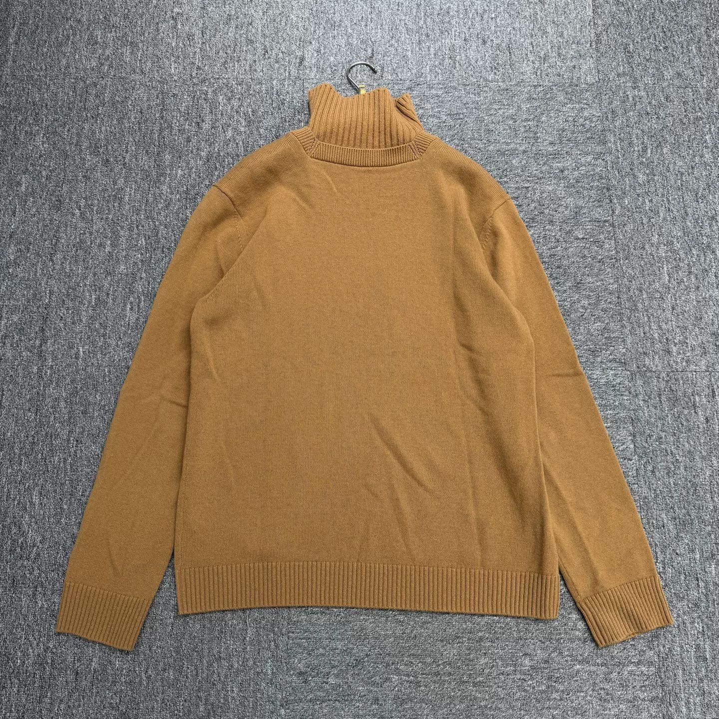 Burberry burberry turtleneck wool sweater in mustard Size US L / EU 52-54 / 3 - 2 Thumbnail