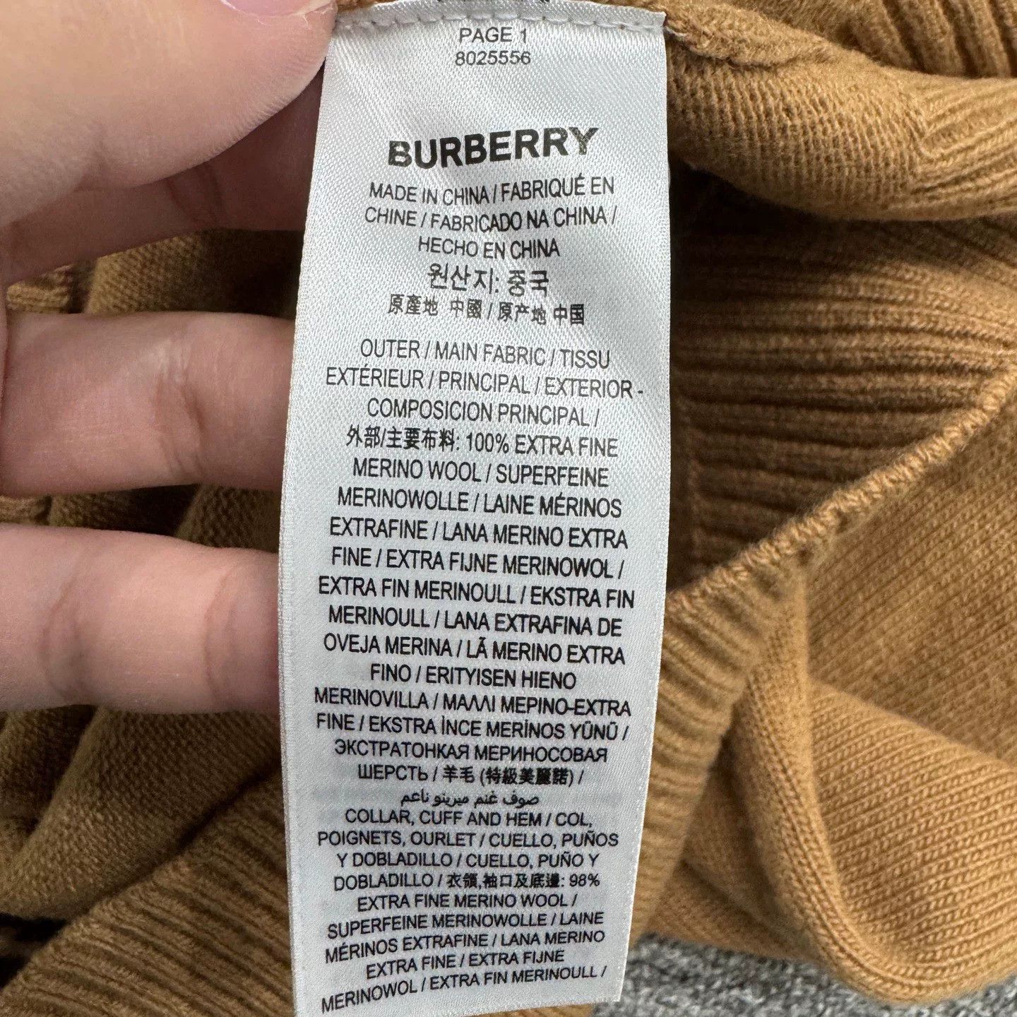 Burberry burberry turtleneck wool sweater in mustard Size US L / EU 52-54 / 3 - 4 Thumbnail