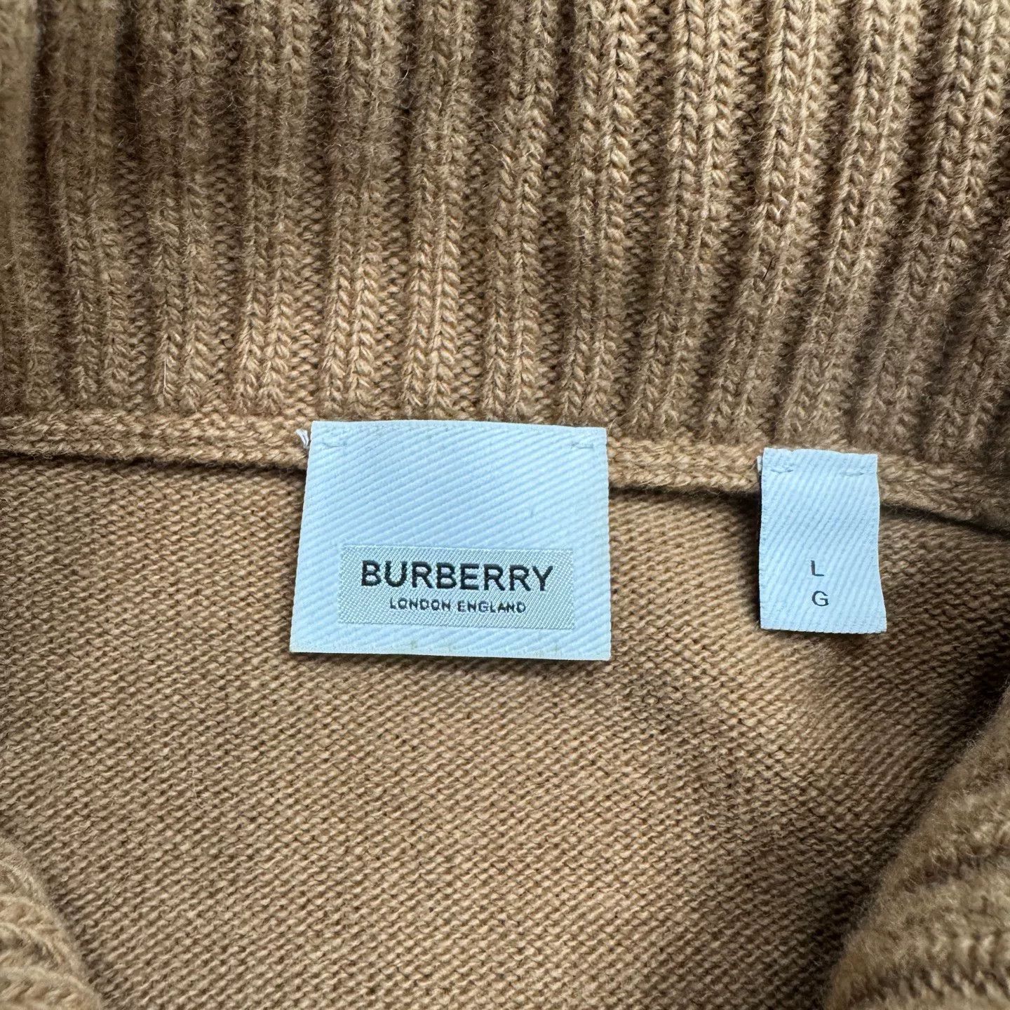 Burberry burberry turtleneck wool sweater in mustard Size US L / EU 52-54 / 3 - 3 Thumbnail