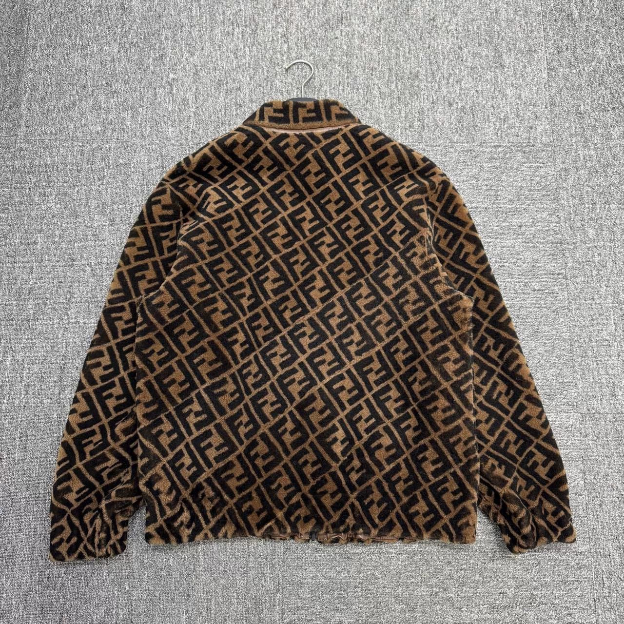 Fendi Fendi Reversible Leather and Fur Coat Size US L / EU 52-54 / 3 - 3 Thumbnail