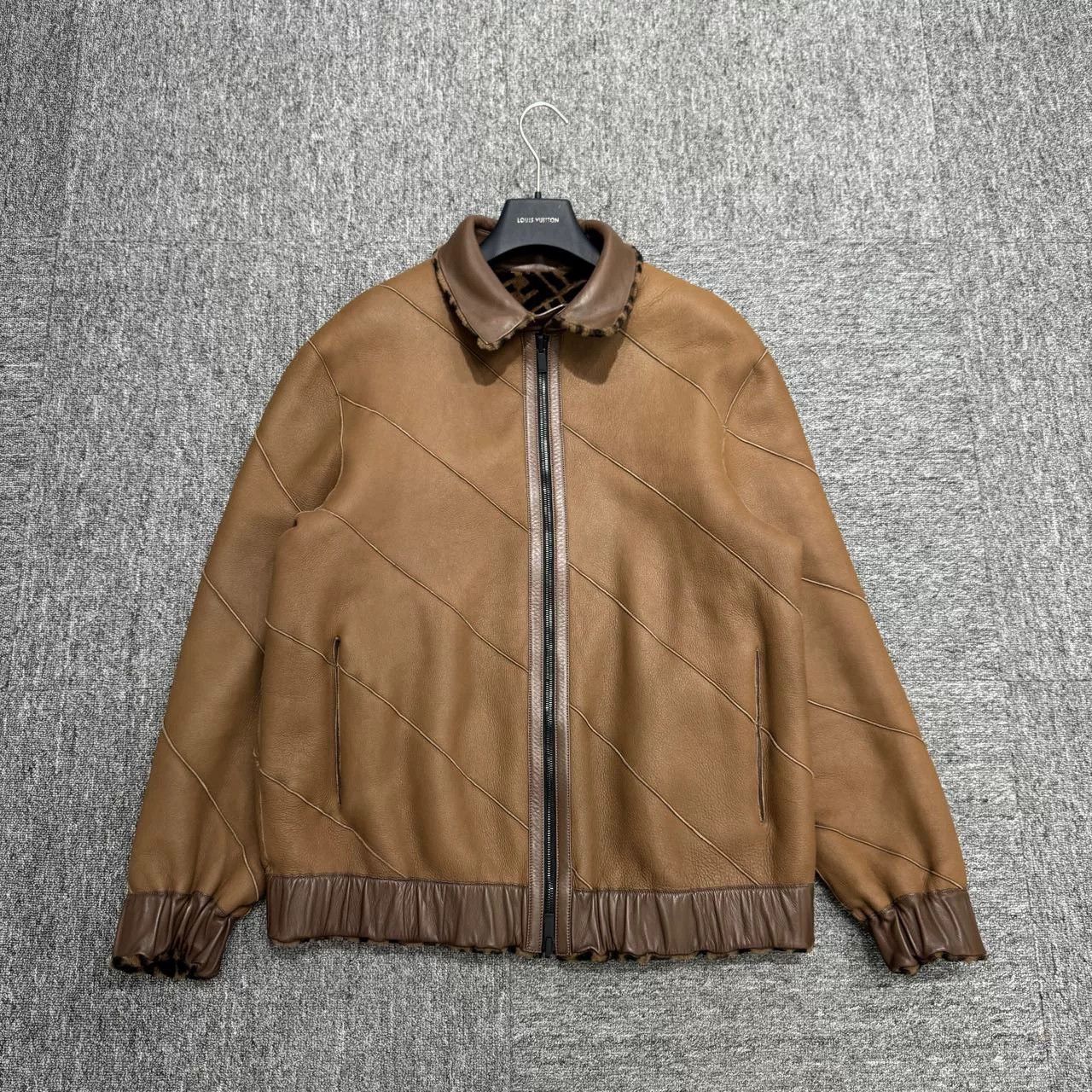Fendi Fendi Reversible Leather and Fur Coat Size US L / EU 52-54 / 3 - 2 Thumbnail