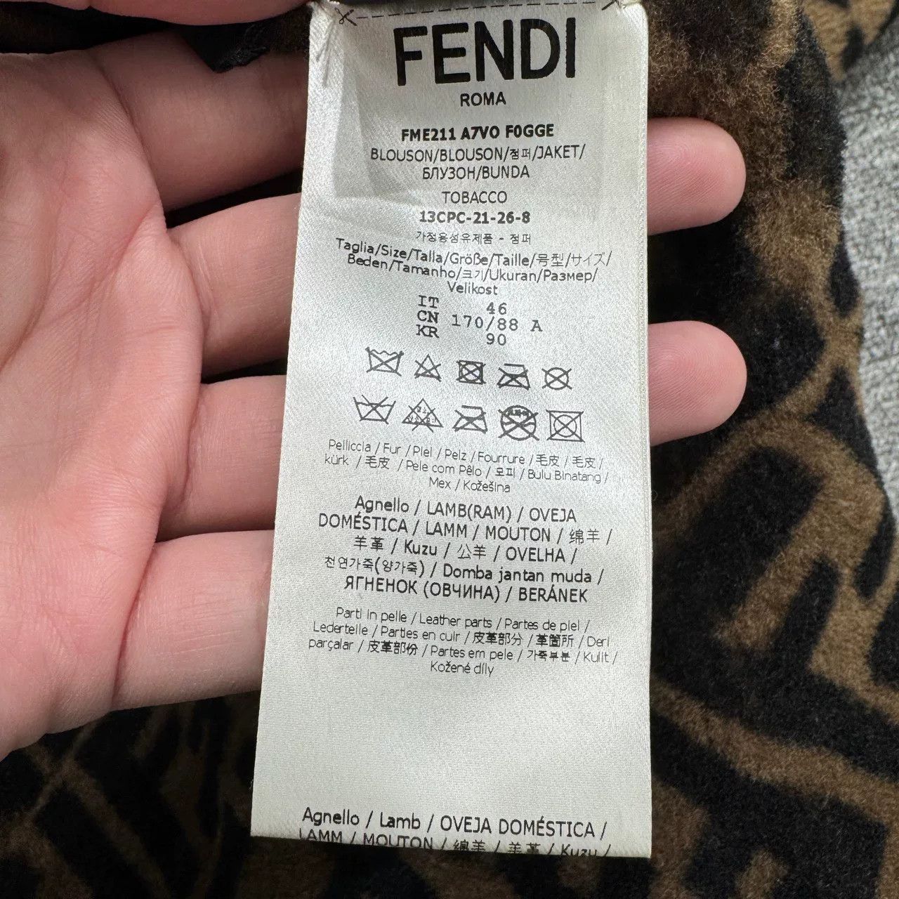 Fendi Fendi Reversible Leather and Fur Coat Size US L / EU 52-54 / 3 - 6 Thumbnail