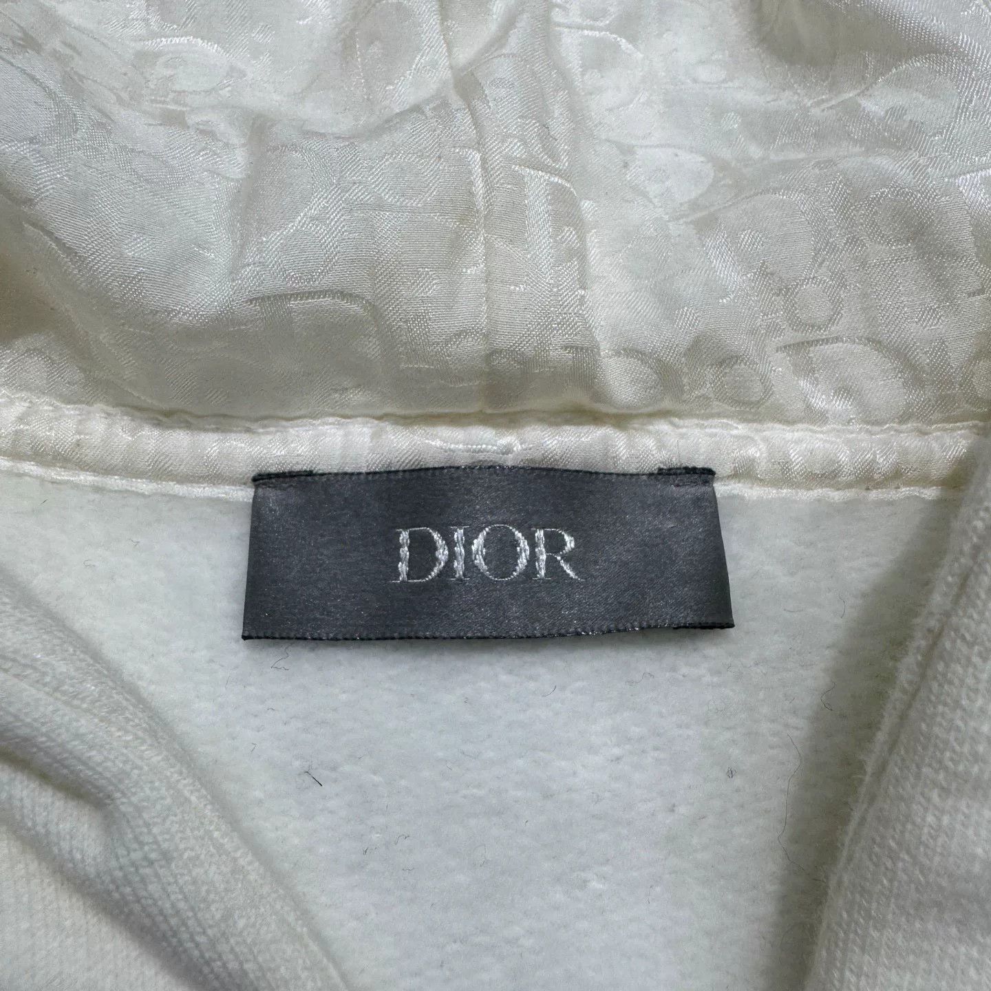 Dior dior hooded zip sweatshirt with print Size US M / EU 48-50 / 2 - 3 Thumbnail
