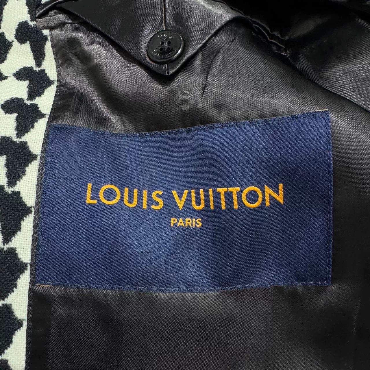 Louis Vuitton louis vuitton houndstooth patterned coat Size US L / EU 52-54 / 3 - 3 Thumbnail