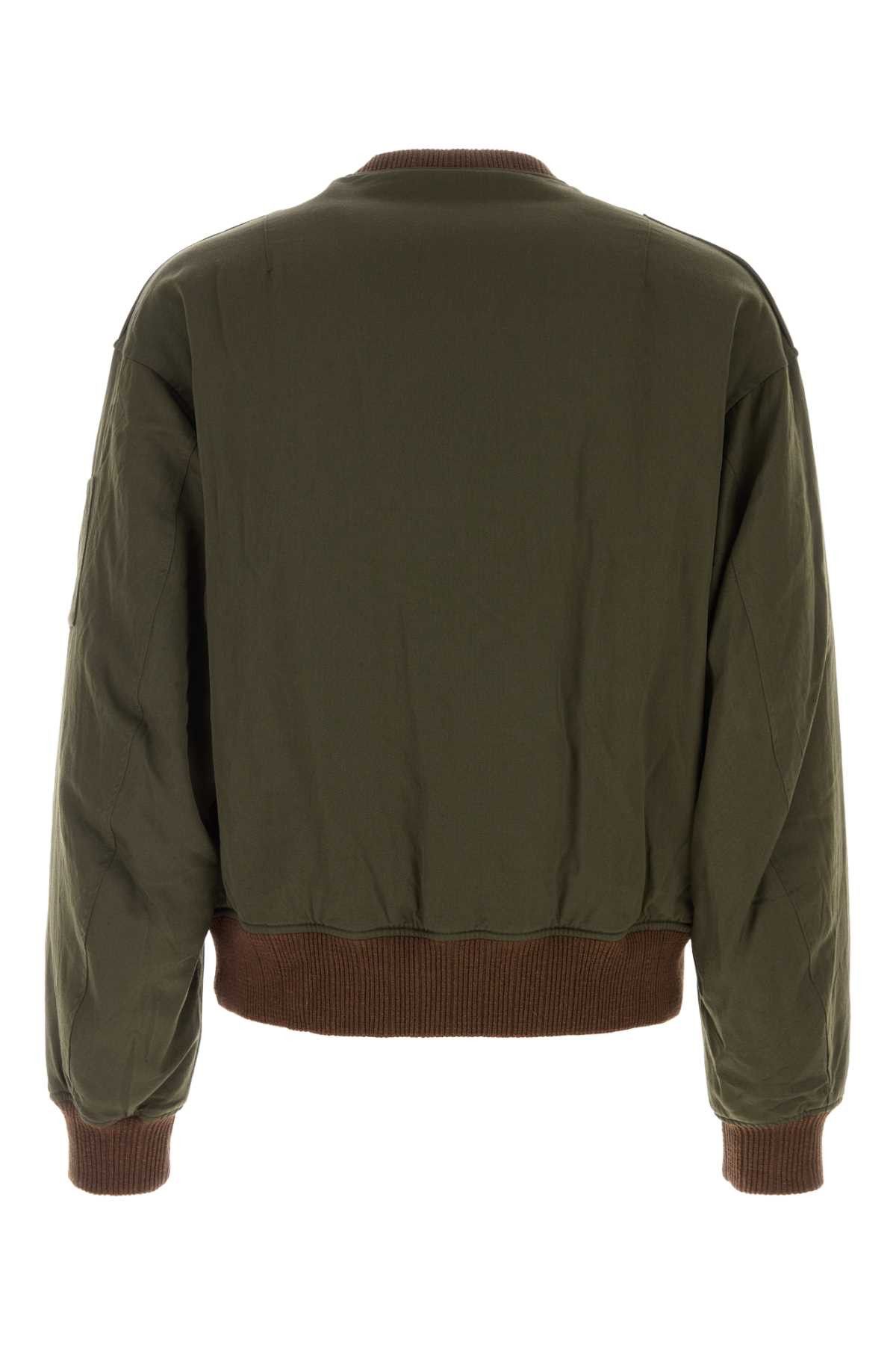 Visvim Olive Green Wool Blend Gunner Down Jacket Size US S / EU 44-46 / 1 - 2 Thumbnail
