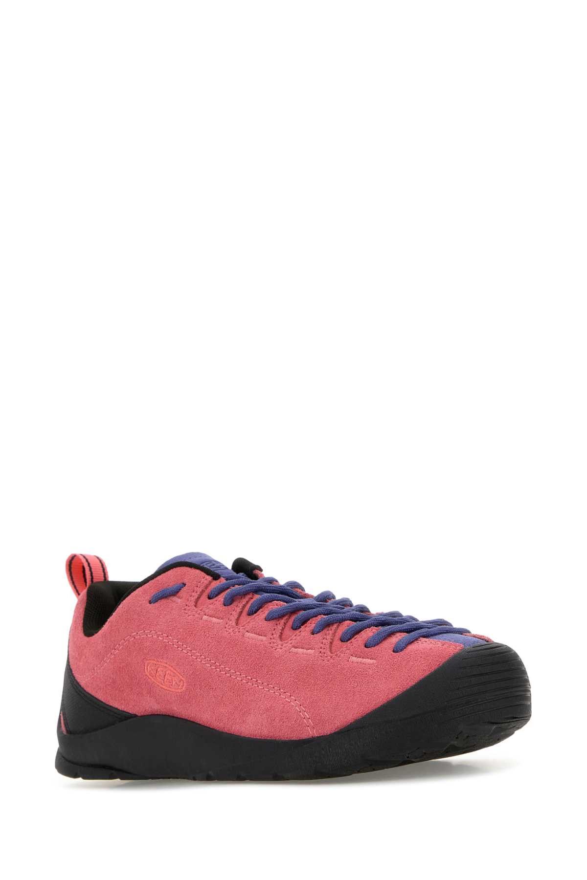 KEEN Pink Suede Jasper Sneakers Size US 8.5 / IT 38.5 - 2 Thumbnail