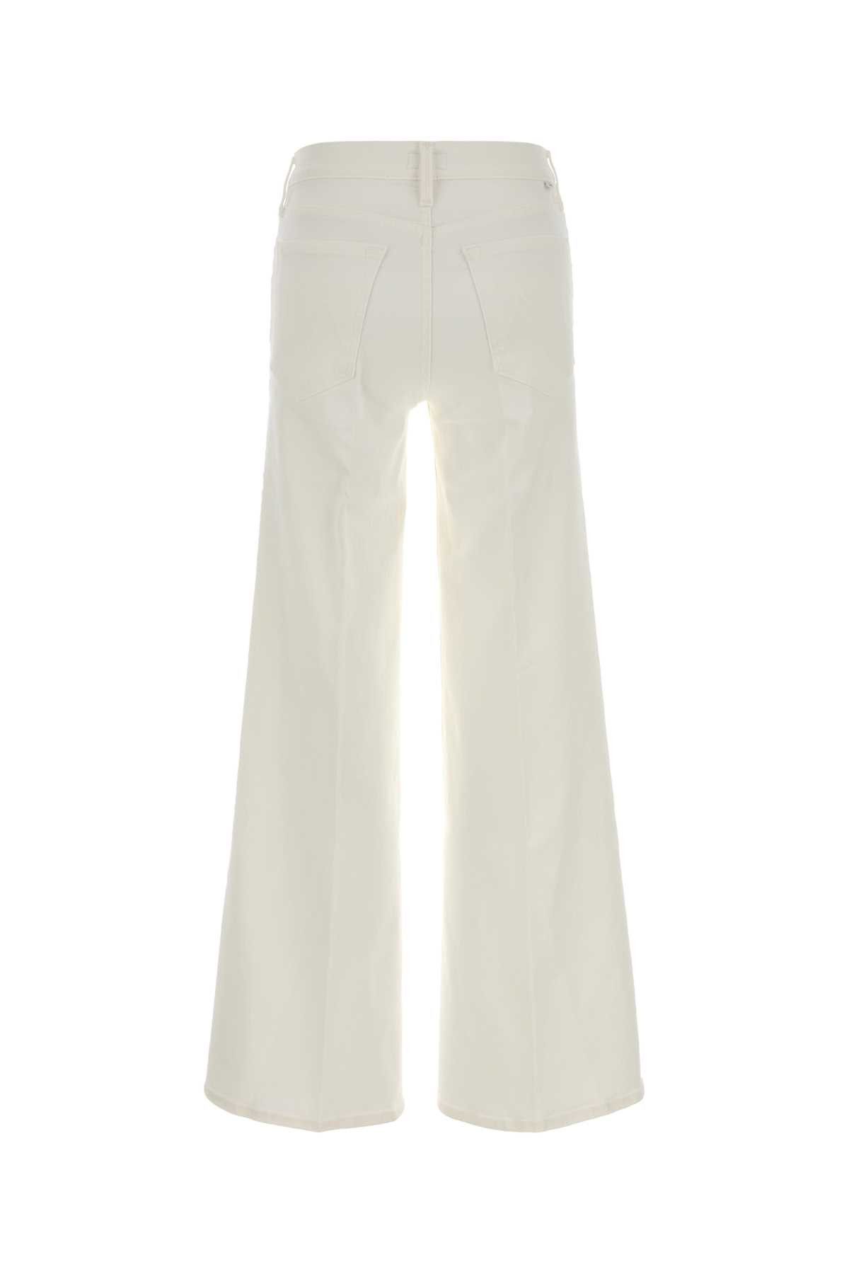 MOTHER White Stretch Denim The Twister Jeans Size 30" / US 8 / IT 44 - 2 Thumbnail