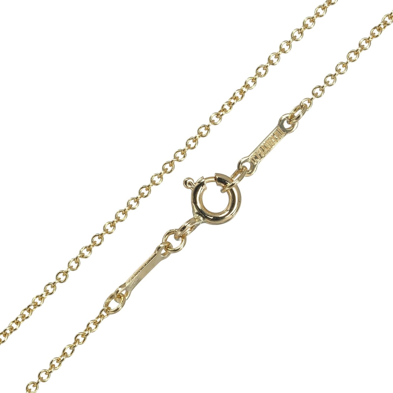 Tiffany & Co. Tiffany & Co. Tiffany & Co. Open Heart Au750 Crystal Necklace Metal Necklace DUTY FREE for USA Size ONE SIZE - 8 Thumbnail