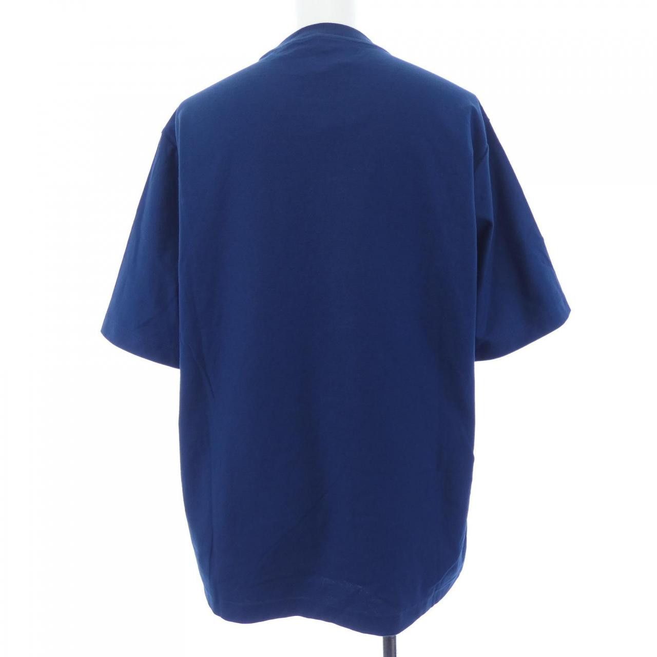 Prada Prada Prada Technical Cotton T-shirt Cotton T-Shirts UJN897 SOOO 14LB DUTY FREE for USA Size ONE SIZE - 2 Thumbnail