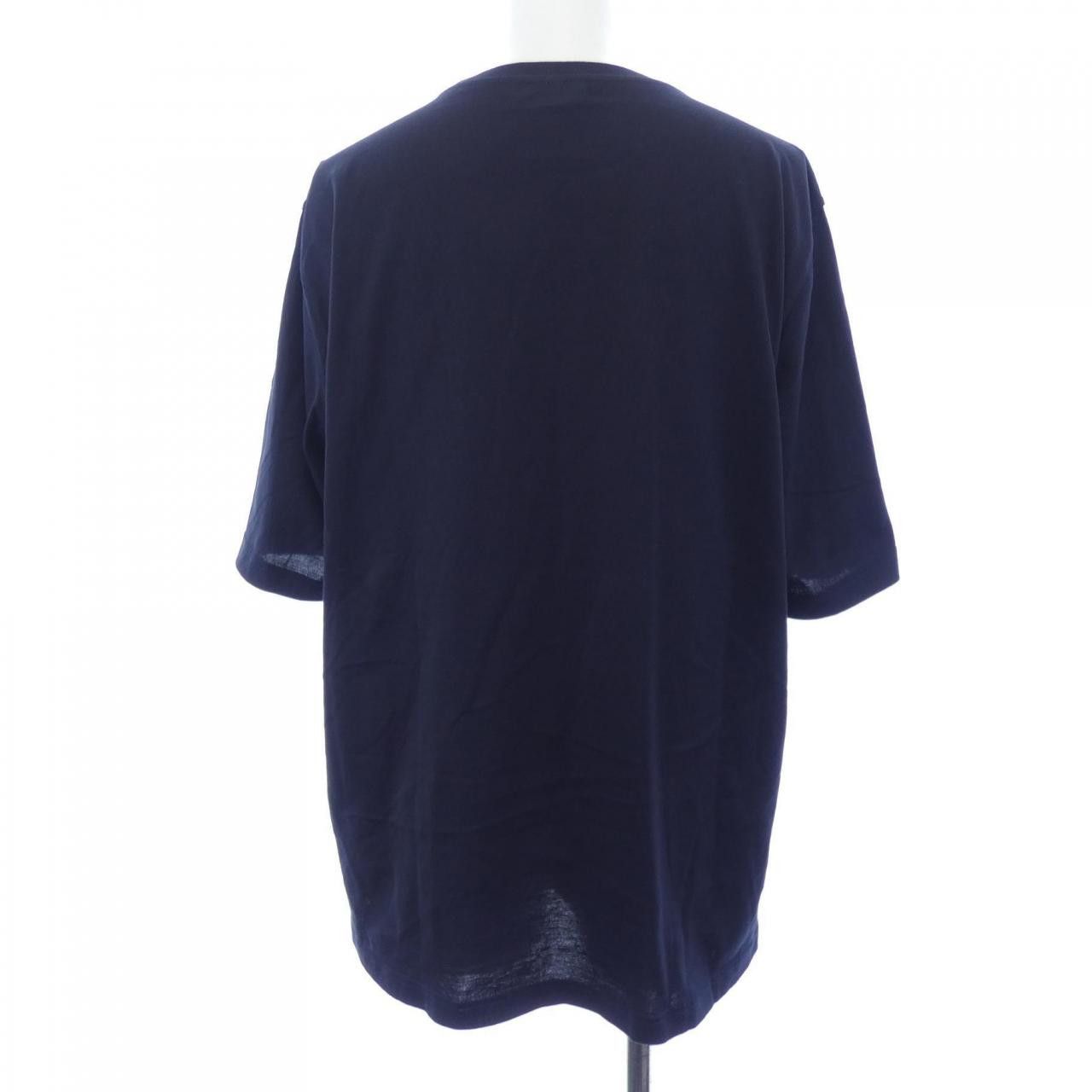 Hermes Hermes Hermes Onde Coloree M T-shirt Cotton T-Shirts DUTY FREE for USA Size ONE SIZE - 2 Thumbnail