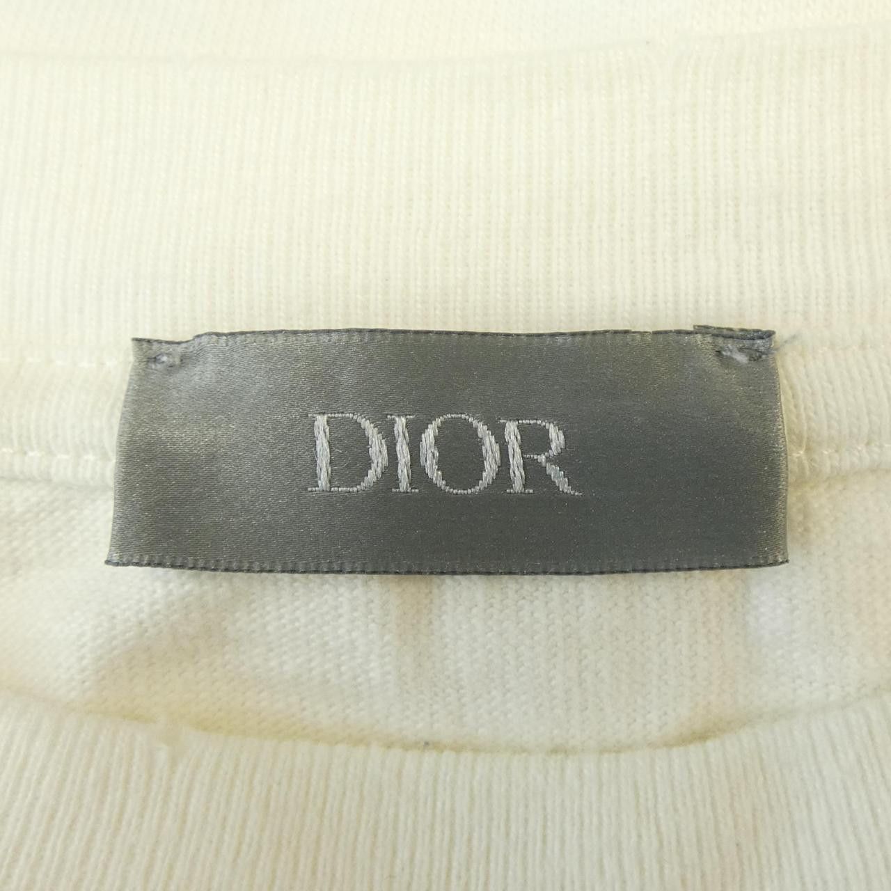 Dior Dior Dior DIOR 47 Slub Cotton T-shirt Cotton T-Shirts 413J640A0849 DUTY FREE for USA Size ONE SIZE - 4 Thumbnail