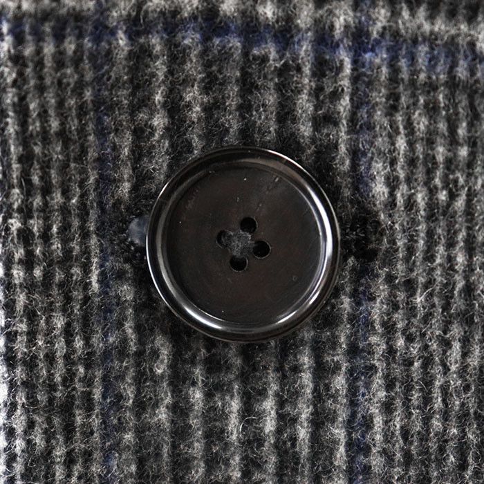 Other Other BEAUTY&YOUTH United Arrows EXTRA FINE WOOL 120’s Glen Check Wool Coat Leather Outerwear DUTY FREE for USA Size ONE SIZE - 3 Thumbnail