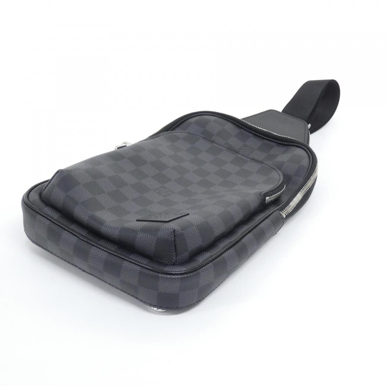 Louis Vuitton Louis Vuitton Louis Vuitton Avenue Sling Bag Damier Graphite Shoulder Bag Canvas Shoulder Bag N45302 DUTY FREE for USA Size ONE SIZE - 3 Thumbnail