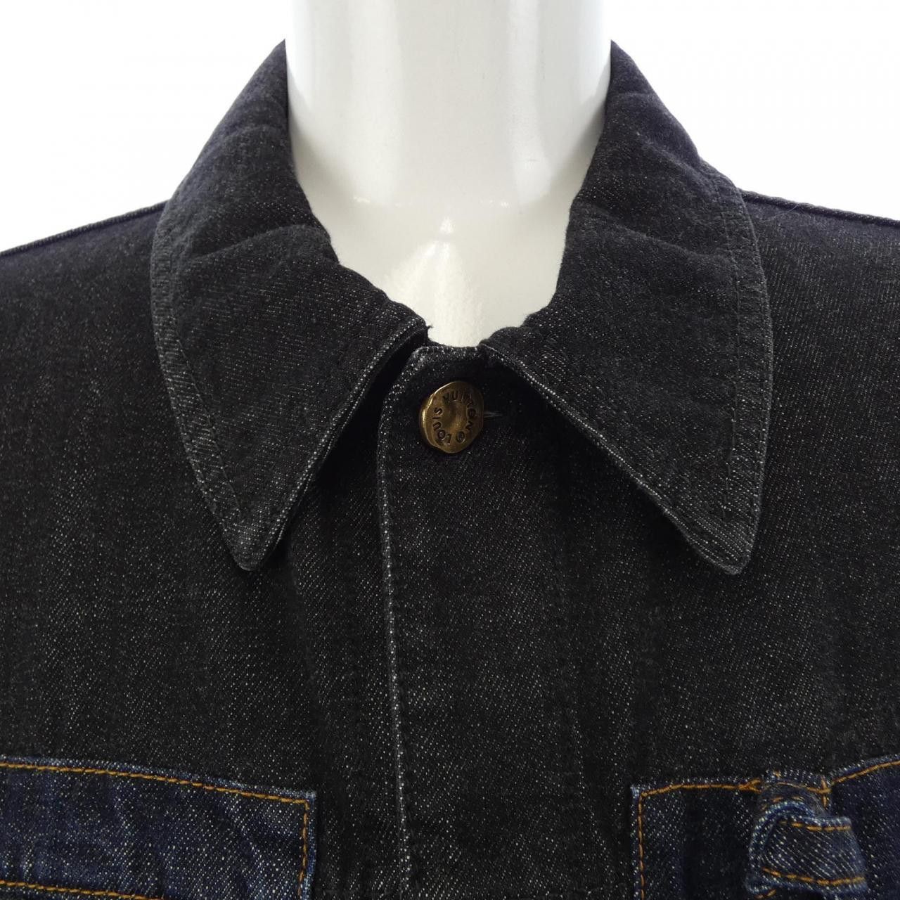 Louis Vuitton Louis Vuitton Louis Vuitton Karakoram Denim Denim Jacket Denim Outerwear HNA05WNS9 DUTY FREE for USA Size ONE SIZE - 5 Thumbnail
