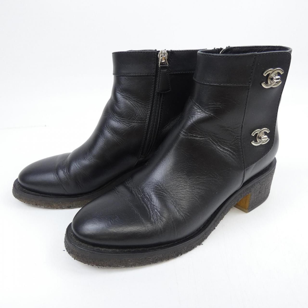 Chanel Chanel Chanel Turnlock Boots Leather Shoes G31204X47535 DUTY FREE for USA Size ONE SIZE - 3 Thumbnail