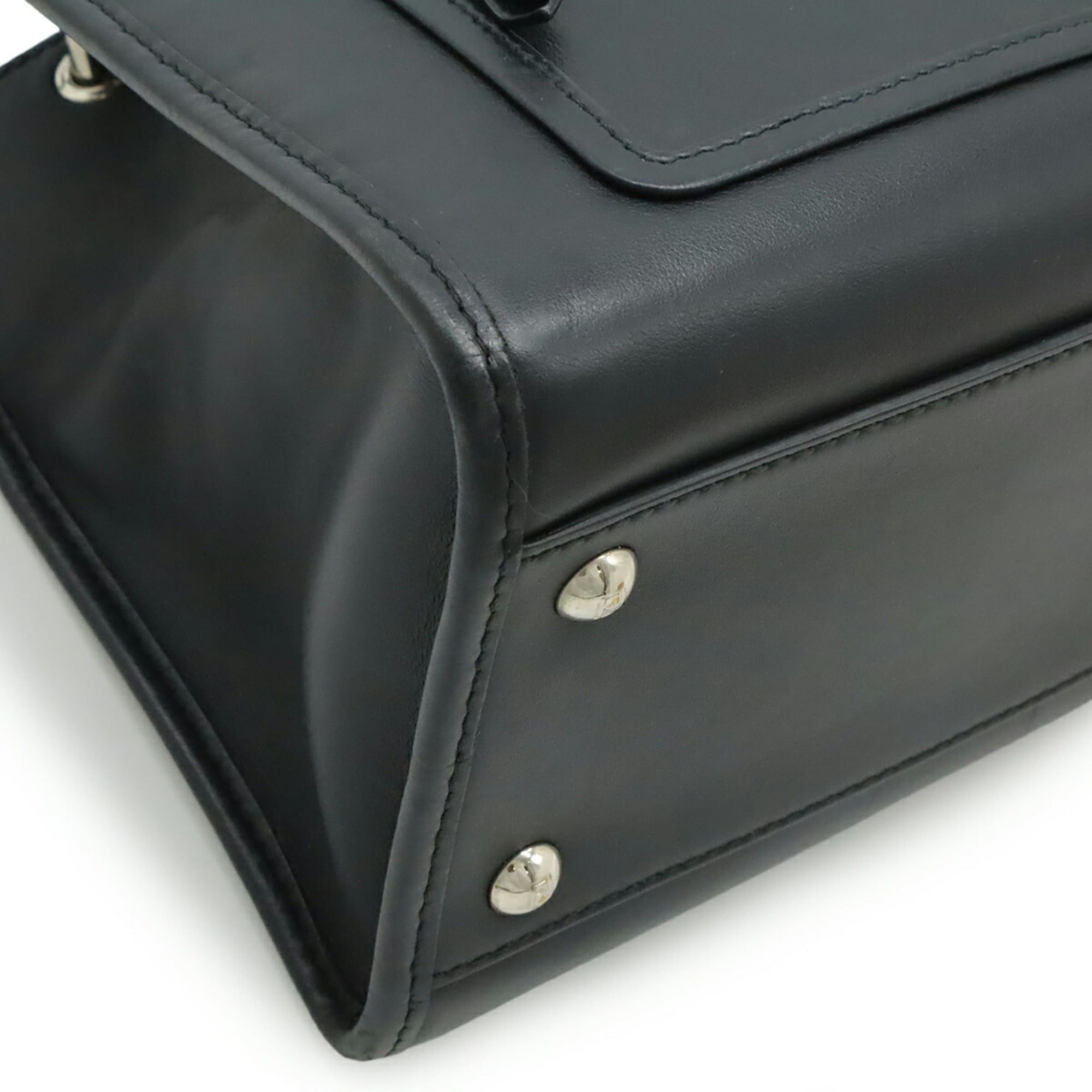 Fendi FENDI Runaway Small Shoulder Bag/Handbag in Black Leather (8BH344) Size ONE SIZE - 4 Thumbnail