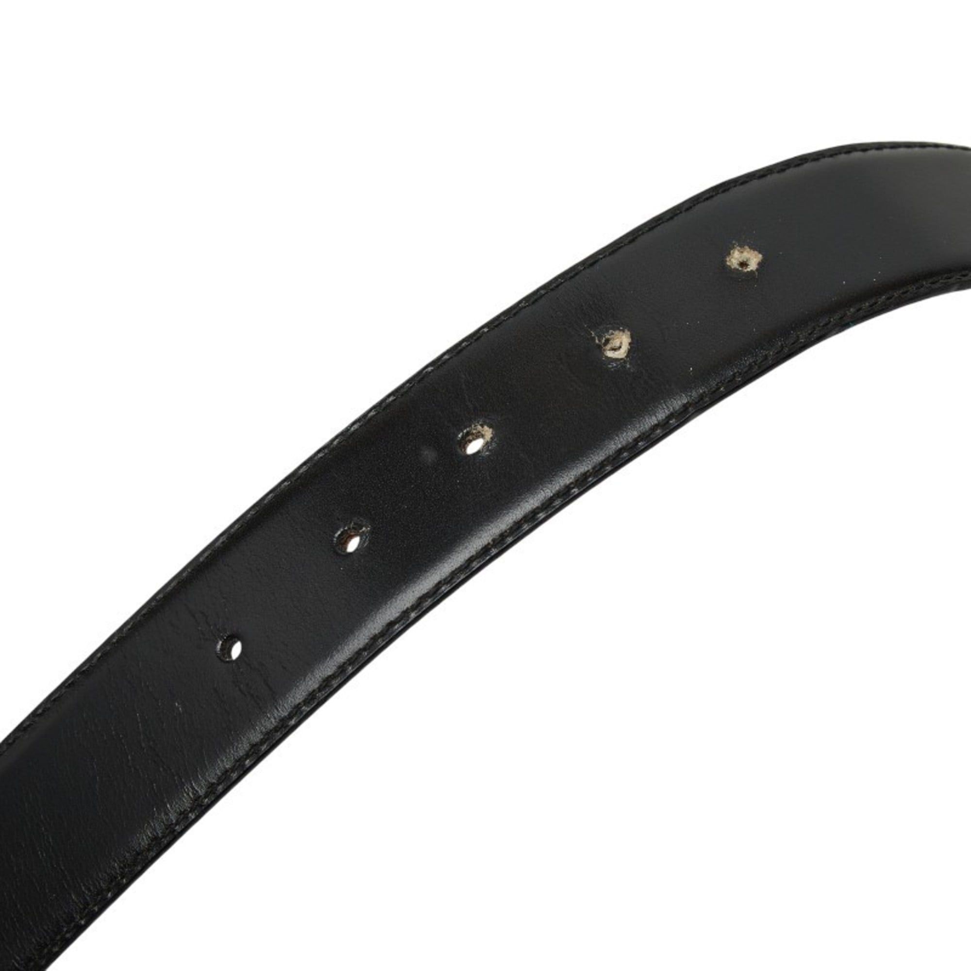 Gucci Gucci Belt Size: 80 32 036 1406 0956 5 Black Leather Women's GUCCI Size ONE SIZE - 4 Thumbnail