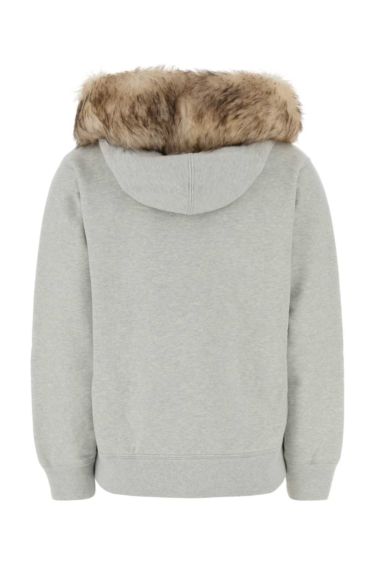 Prada Light Grey Cotton Sweatshirt Size S / US 4 / IT 40 - 2 Thumbnail