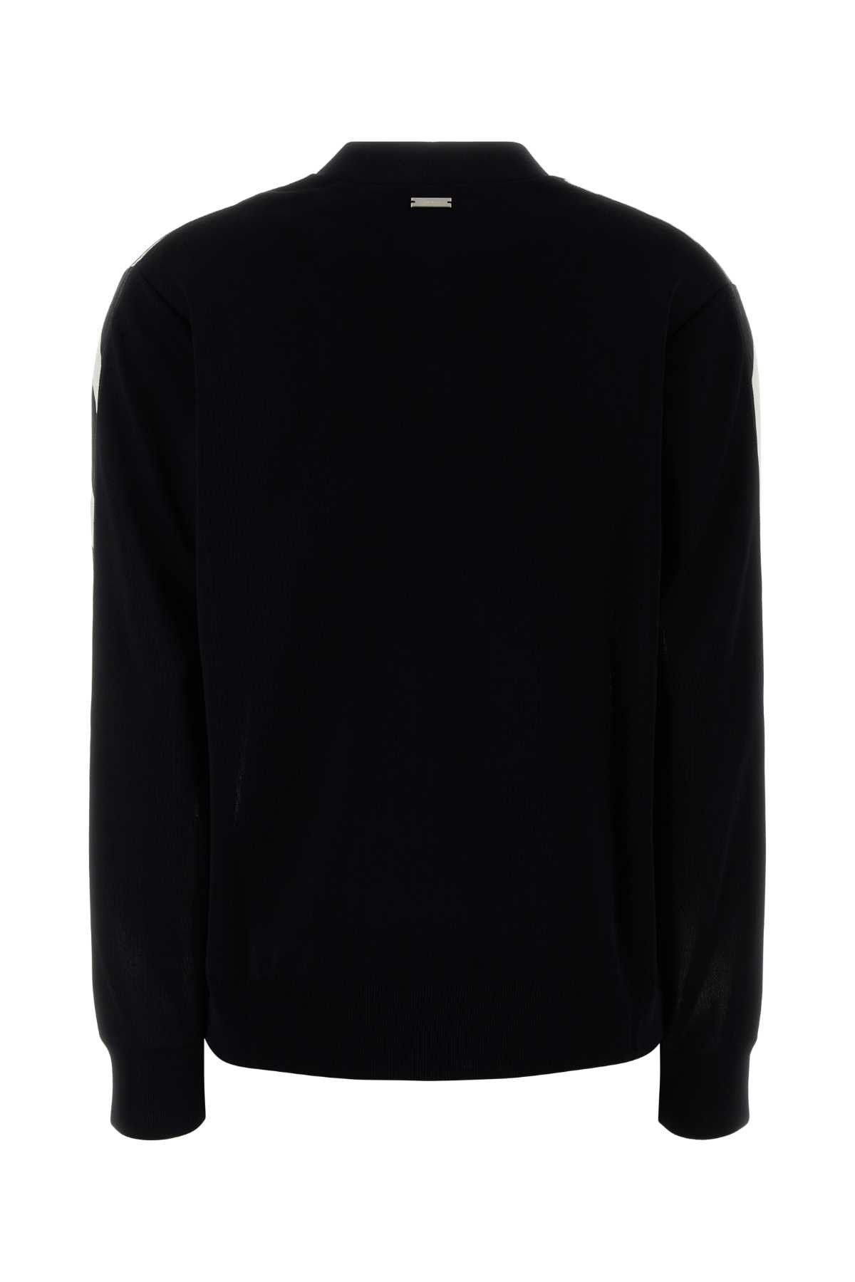 Salvatore Ferragamo Black Viscose Cardigan Size S / US 4 / IT 40 - 2 Thumbnail