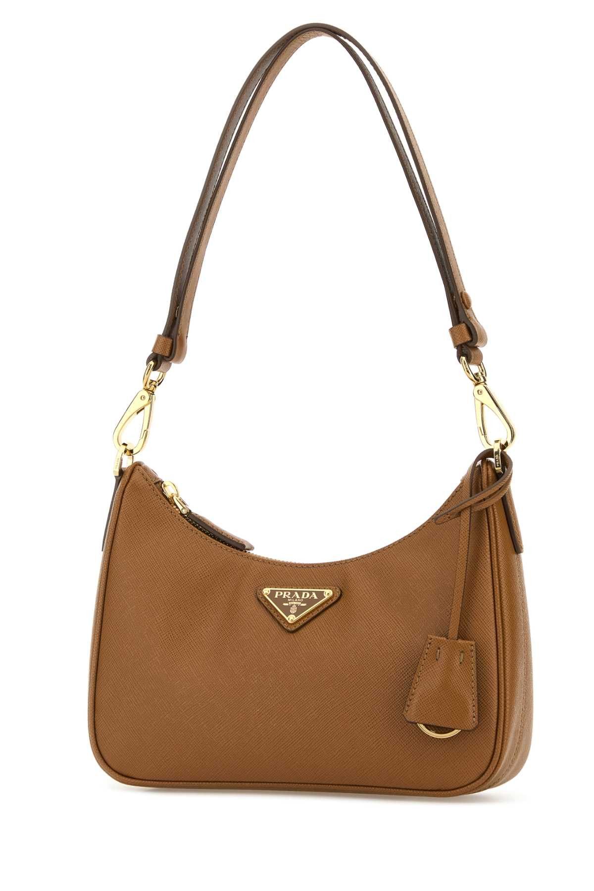 Prada Caramel Leather Mini Prada Re-Edition Shoulder Bag Size ONE SIZE - 2 Thumbnail