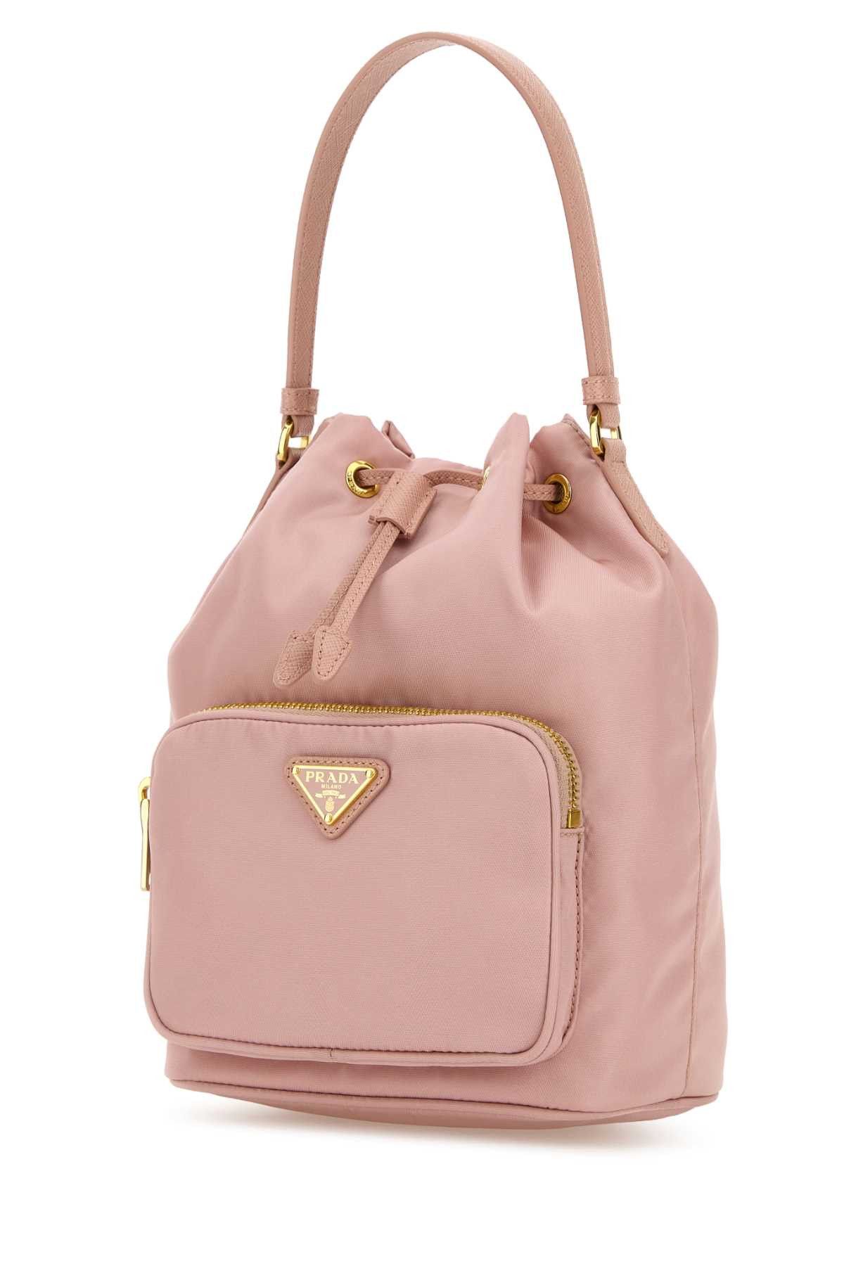 Prada Pink Re-Nylon Duet Bucket Bag Size ONE SIZE - 2 Thumbnail