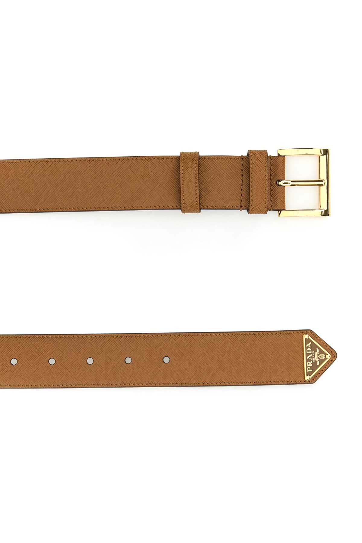 Prada Caramel Leather Belt Size ONE SIZE - 2 Thumbnail