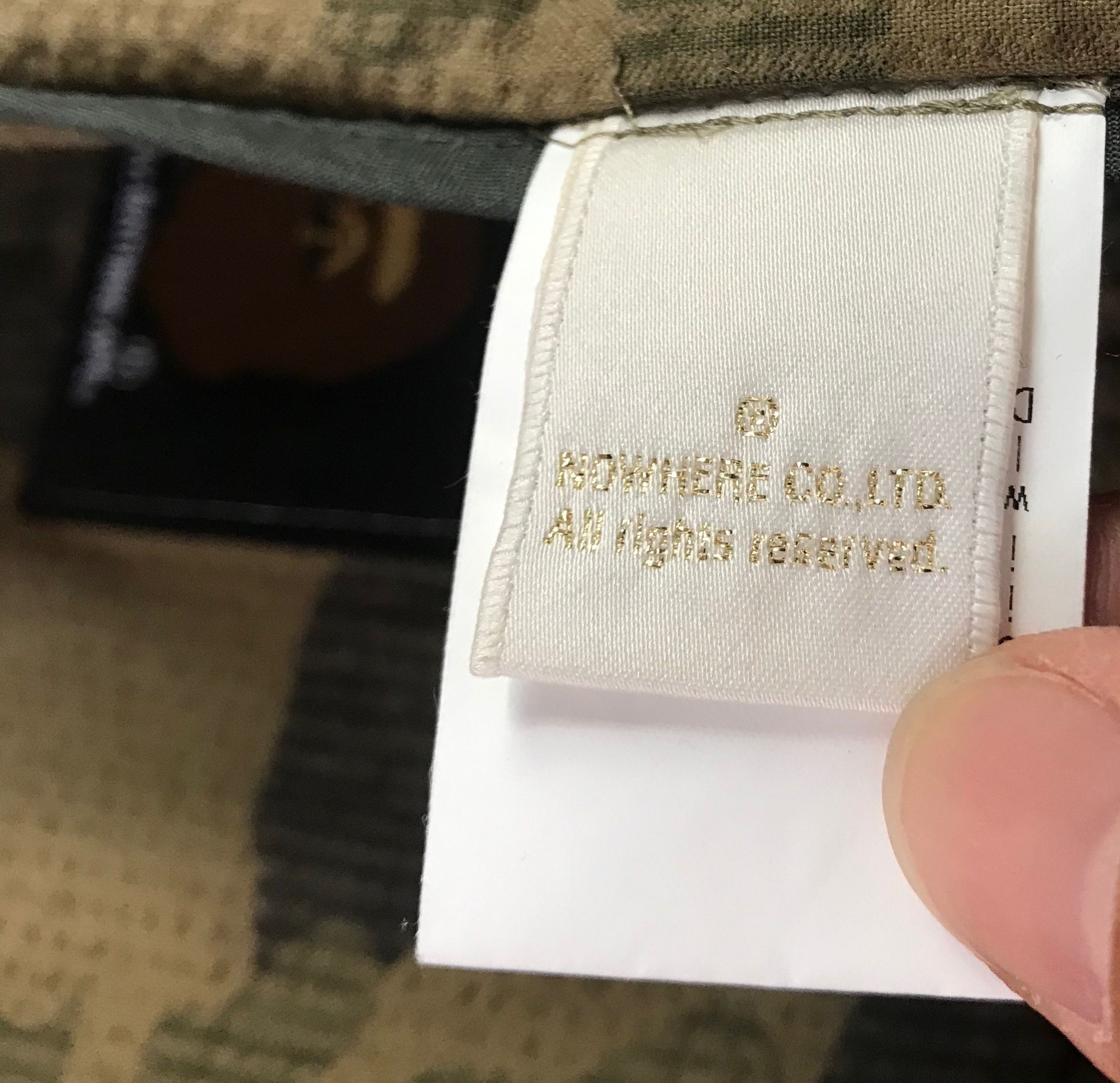 Bape Mr. Bathing Ape 1st Camo Seersucker Jacket, Made in