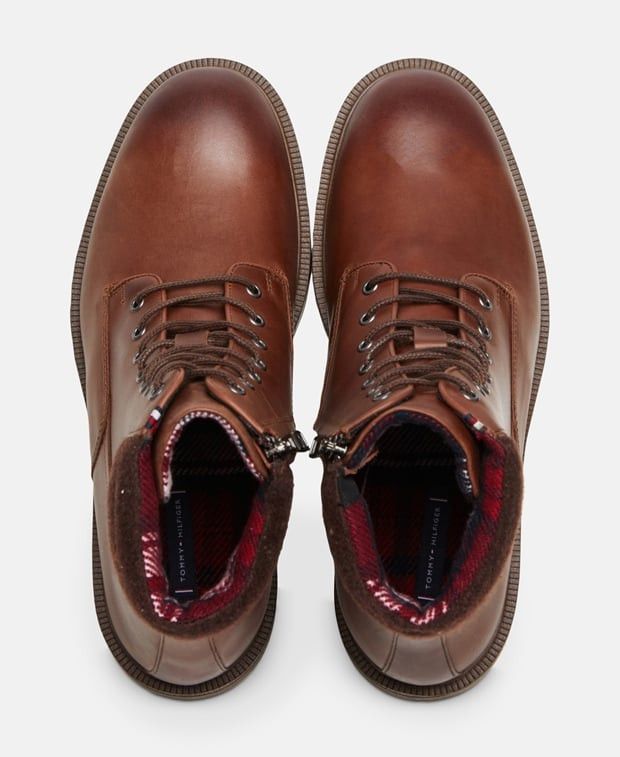 Tommy Hilfiger Cleated Lace-up ankle boot Size US 12 / EU 45 - 3 Thumbnail
