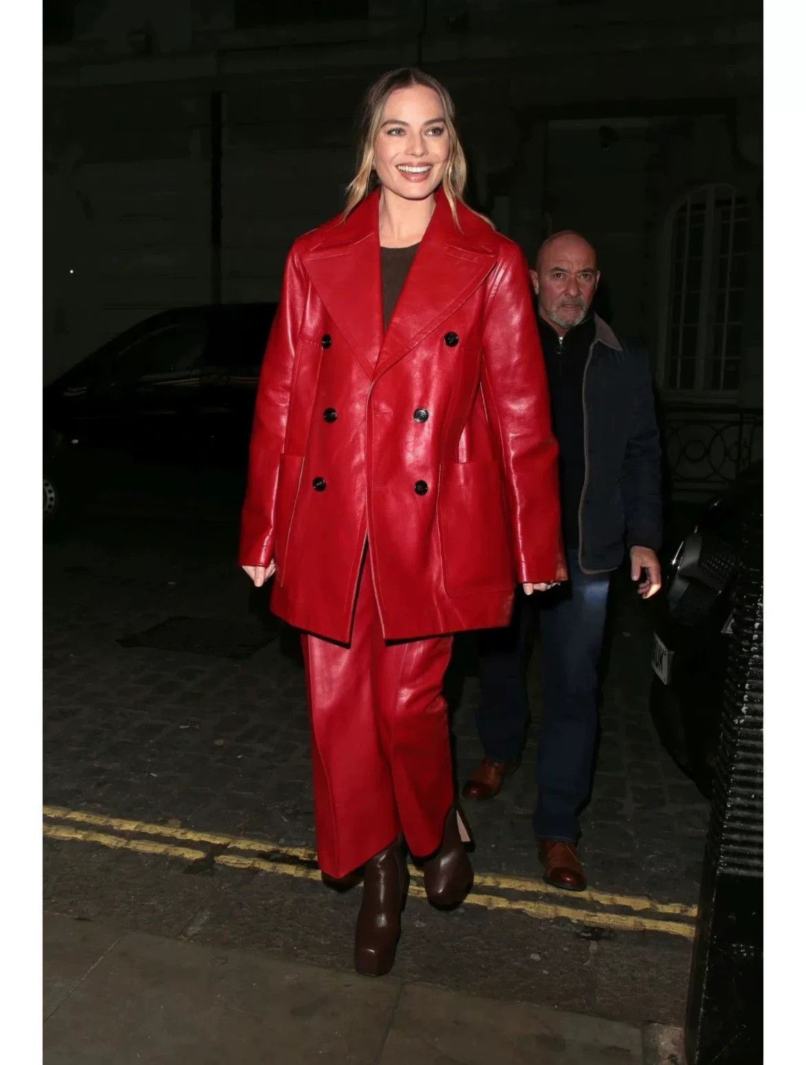 Bottega Veneta oversized red leather jacket by Bottega Veneta Size M / US 6-8 / IT 42-44 - 7 Thumbnail