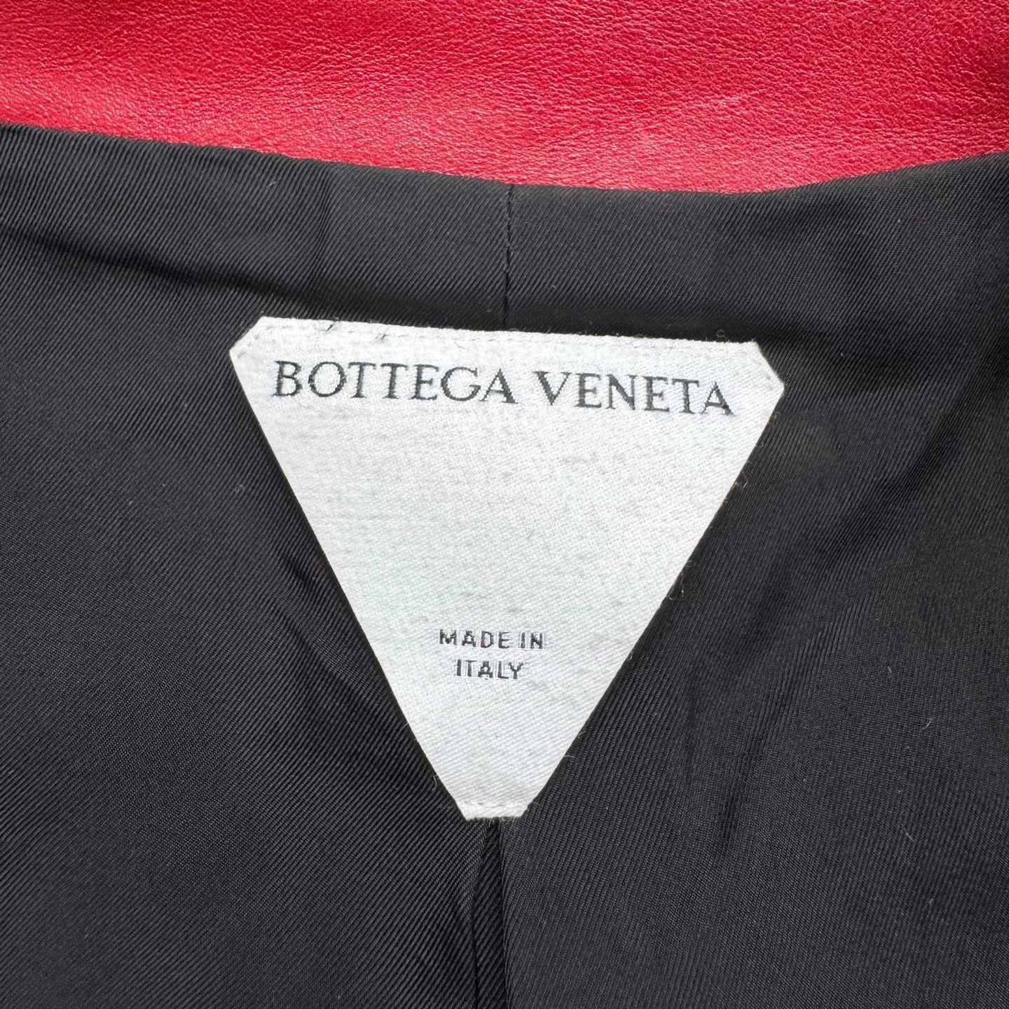 Bottega Veneta oversized red leather jacket by Bottega Veneta Size M / US 6-8 / IT 42-44 - 3 Thumbnail