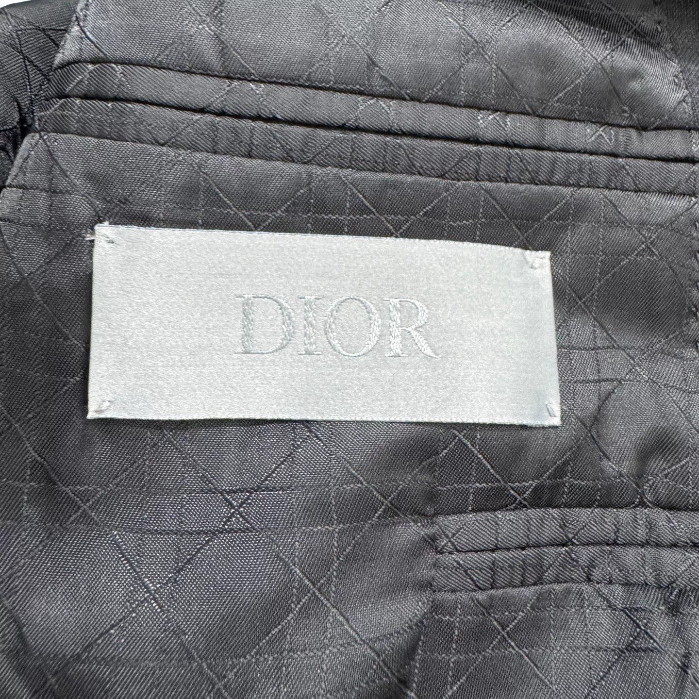 Dior Dior Double-Breasted Wool Suit Jacket Size US L / EU 52-54 / 3 - 3 Thumbnail