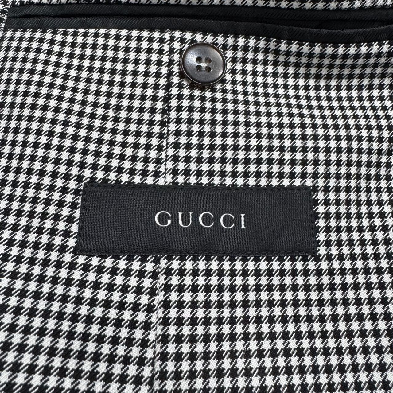 Gucci gucci houndstooth patterned blazer jacket Size US M / EU 48-50 / 2 - 3 Thumbnail