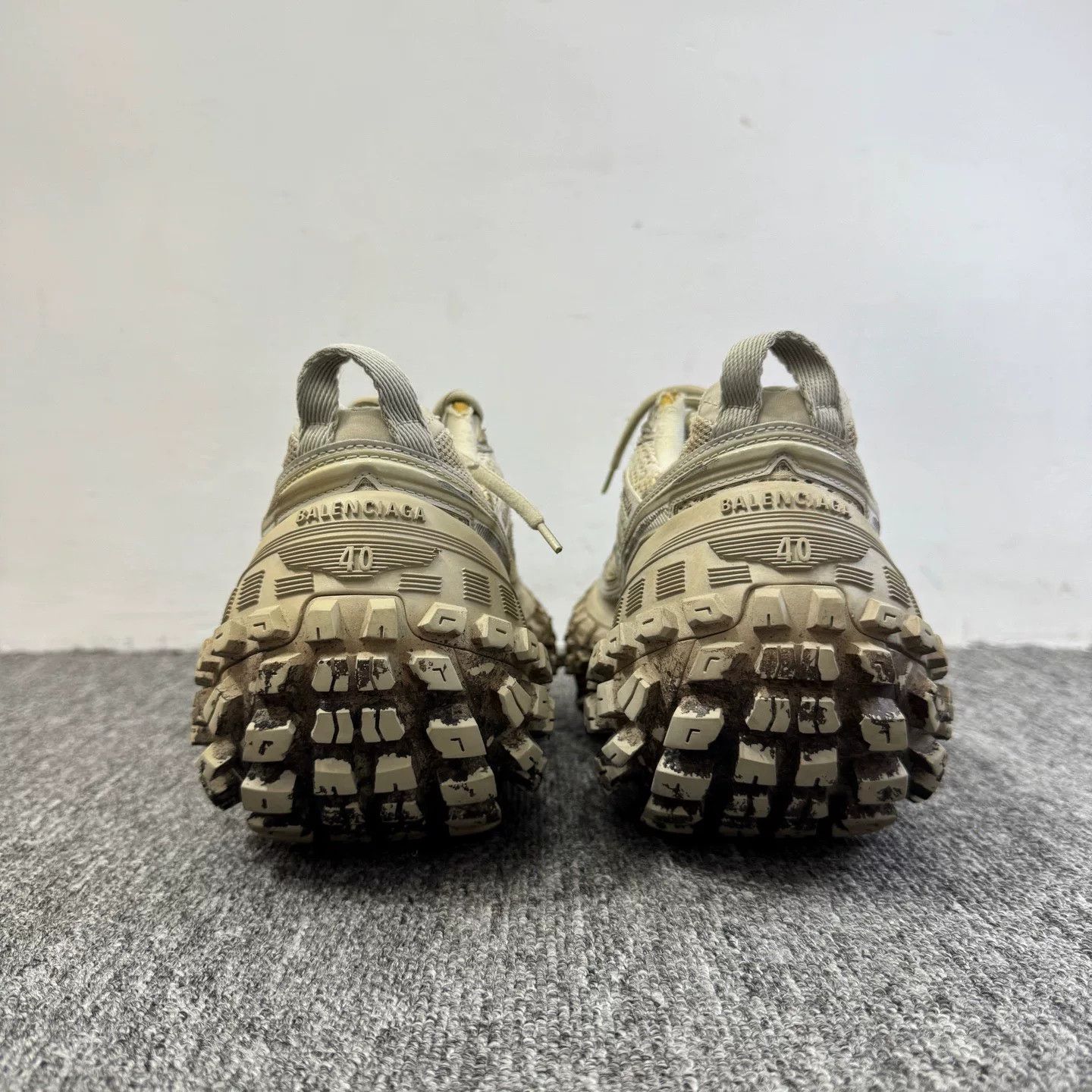 Balenciaga balenciaga mud-dyed distressed tire shoes Size US 7 / EU 40 - 3 Thumbnail