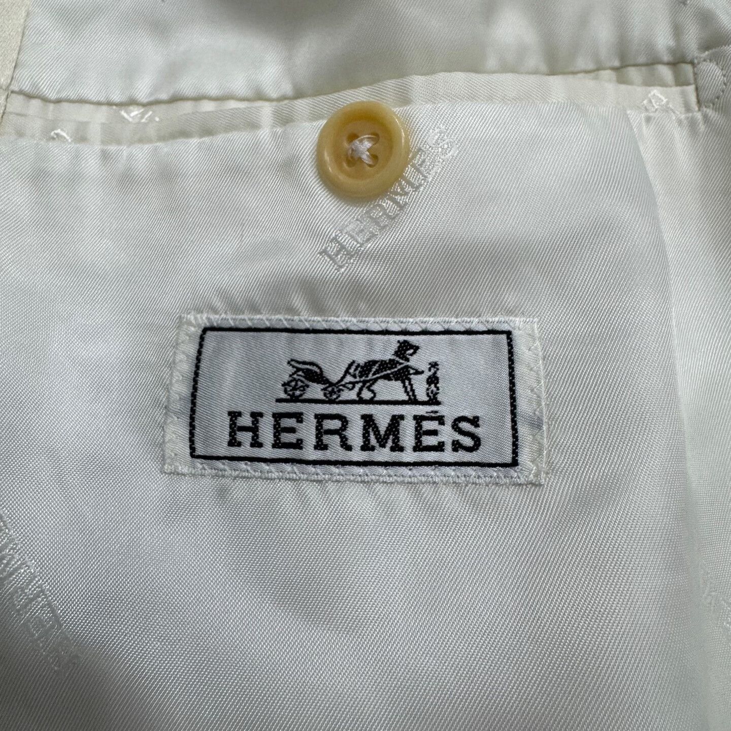 Hermes Hermes Pure Wool Suit Jacket Size US L / EU 52-54 / 3 - 3 Thumbnail