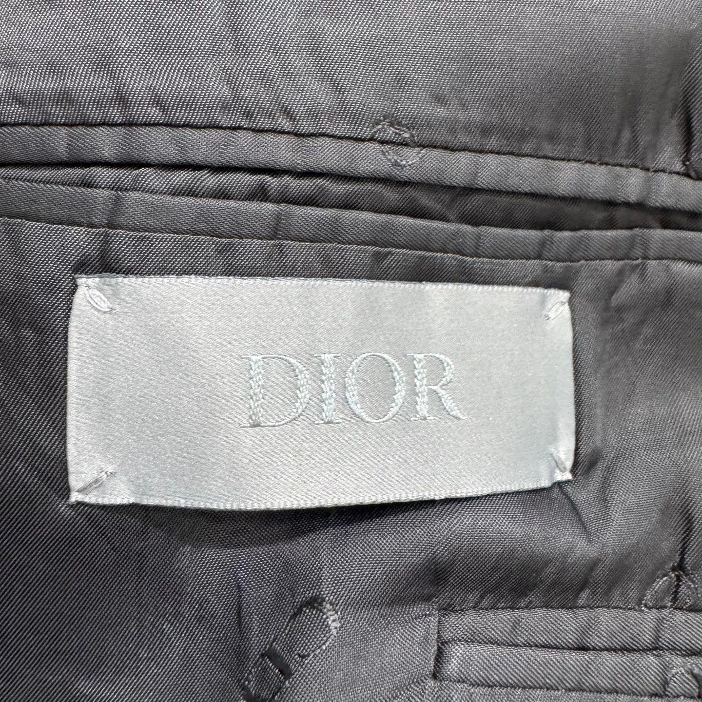 Dior gray wool suit jacket from Dior Size US L / EU 52-54 / 3 - 3 Thumbnail