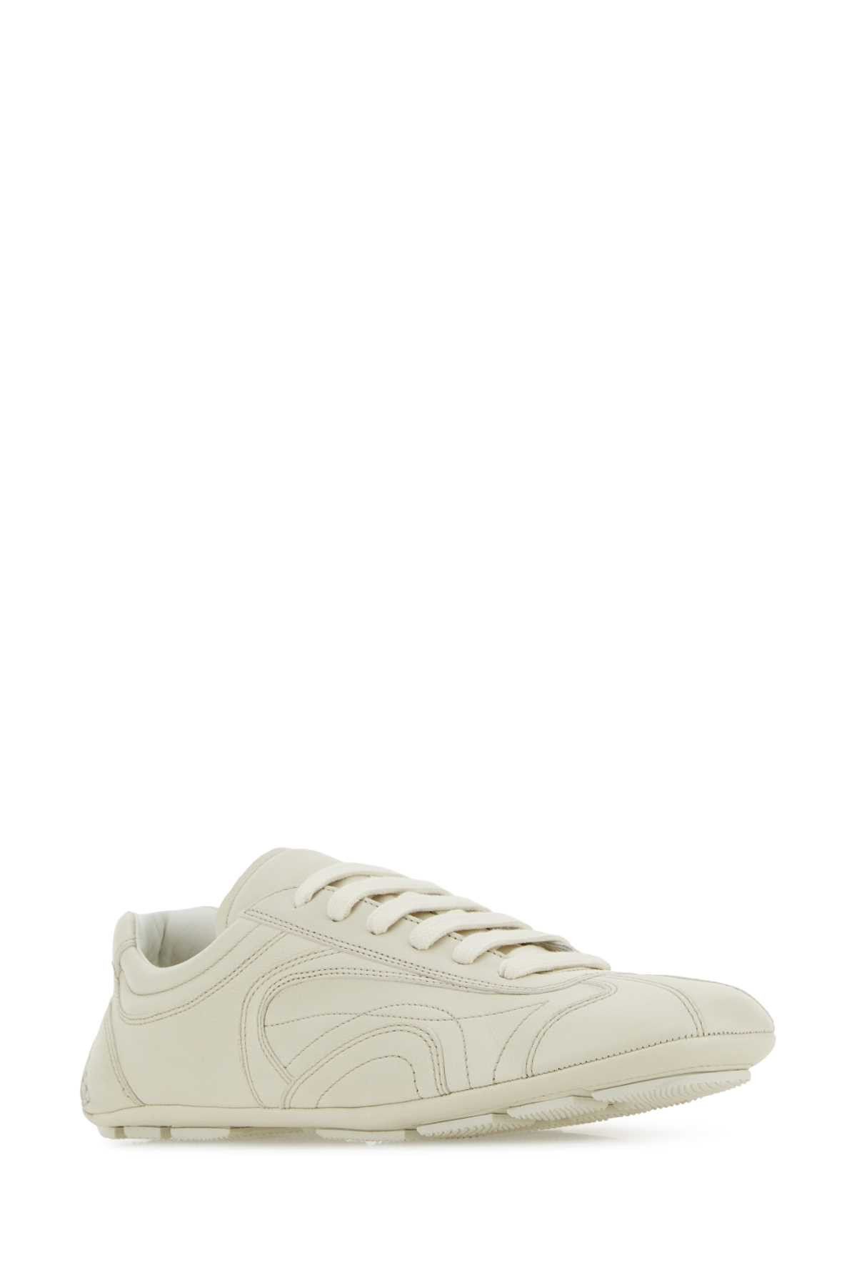 Prada Ivory Nappa Leather Montecarlo Re-Edition 2005 Sneakers Size US 5.5 / IT 35.5 - 2 Thumbnail