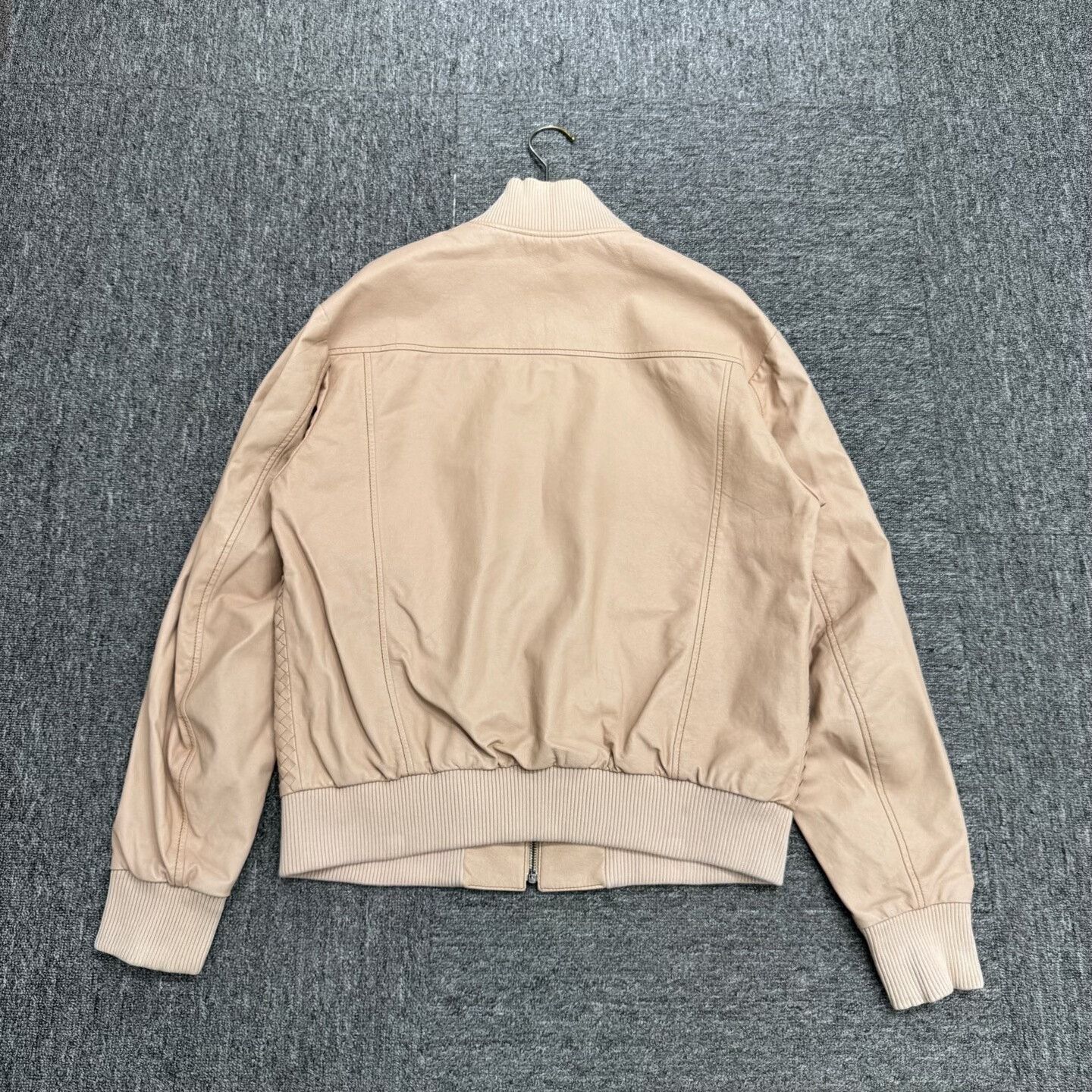 Bottega Veneta Bottega Veneta Beige Leather Jacket Size US L / EU 52-54 / 3 - 2 Thumbnail