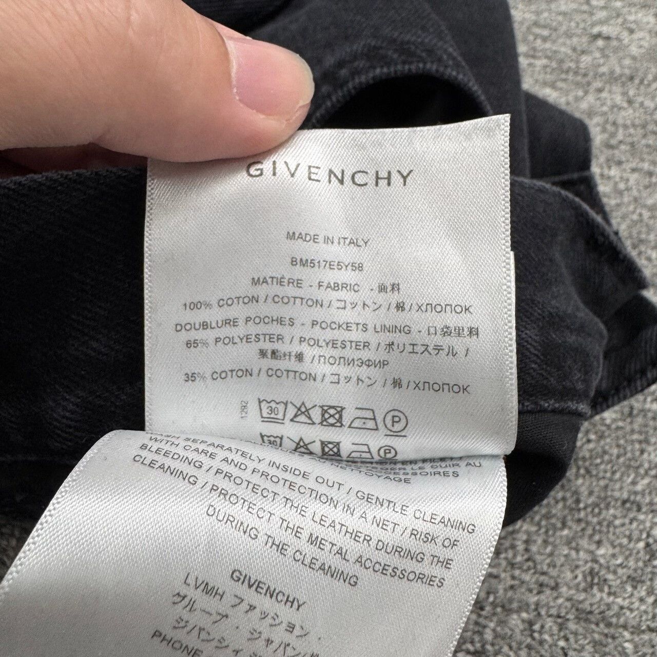 Givenchy Givenchy Zippered Denim Pants Size 30 Size US 30 / EU 46 - 5 Thumbnail