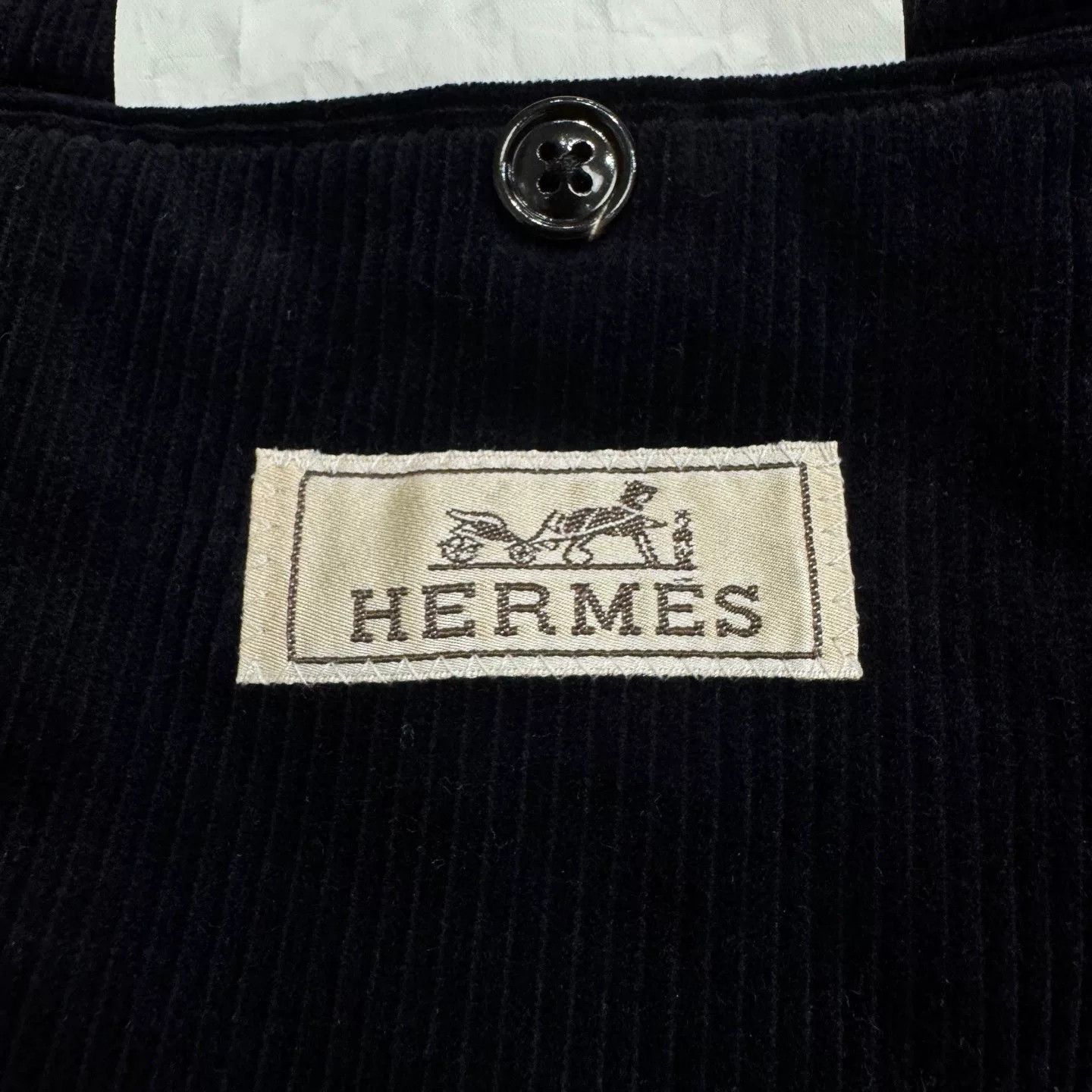 Hermes hermes corduroy suit jacket size 48 Size US L / EU 52-54 / 3 - 3 Thumbnail