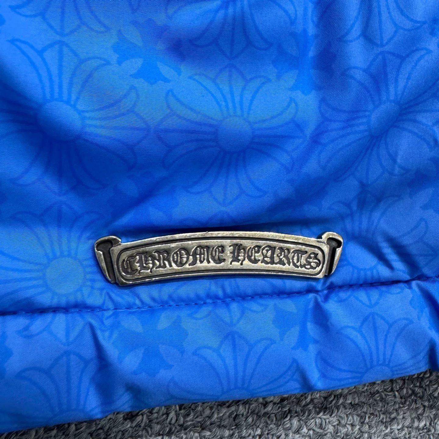 Chrome Hearts blue puffer vest with cross pattern Size US S / EU 44-46 / 1 - 3 Thumbnail