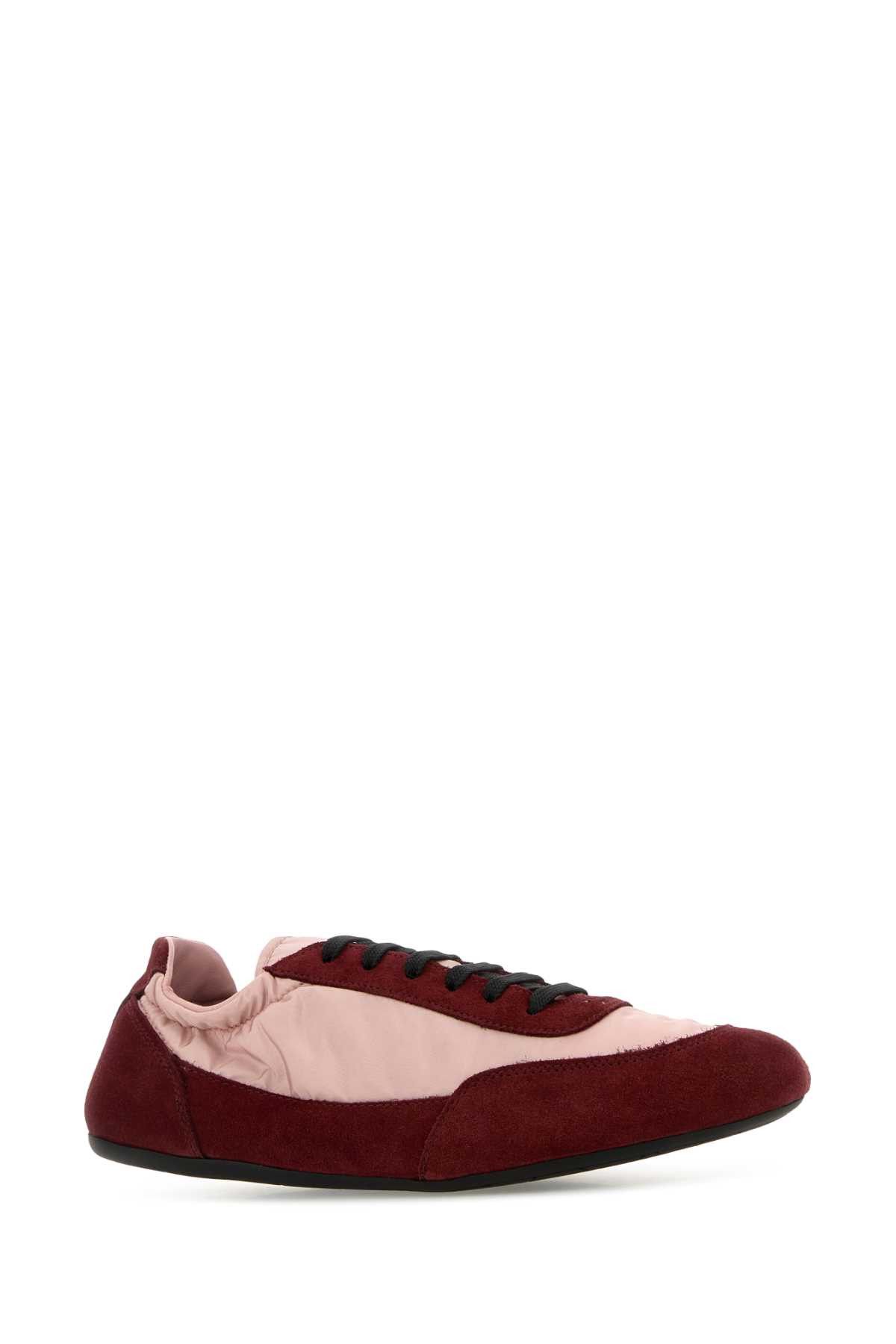 Prada Two-Tone Re-Nylon And Suede Collapse Sneakers Size US 7 / IT 37 - 2 Thumbnail