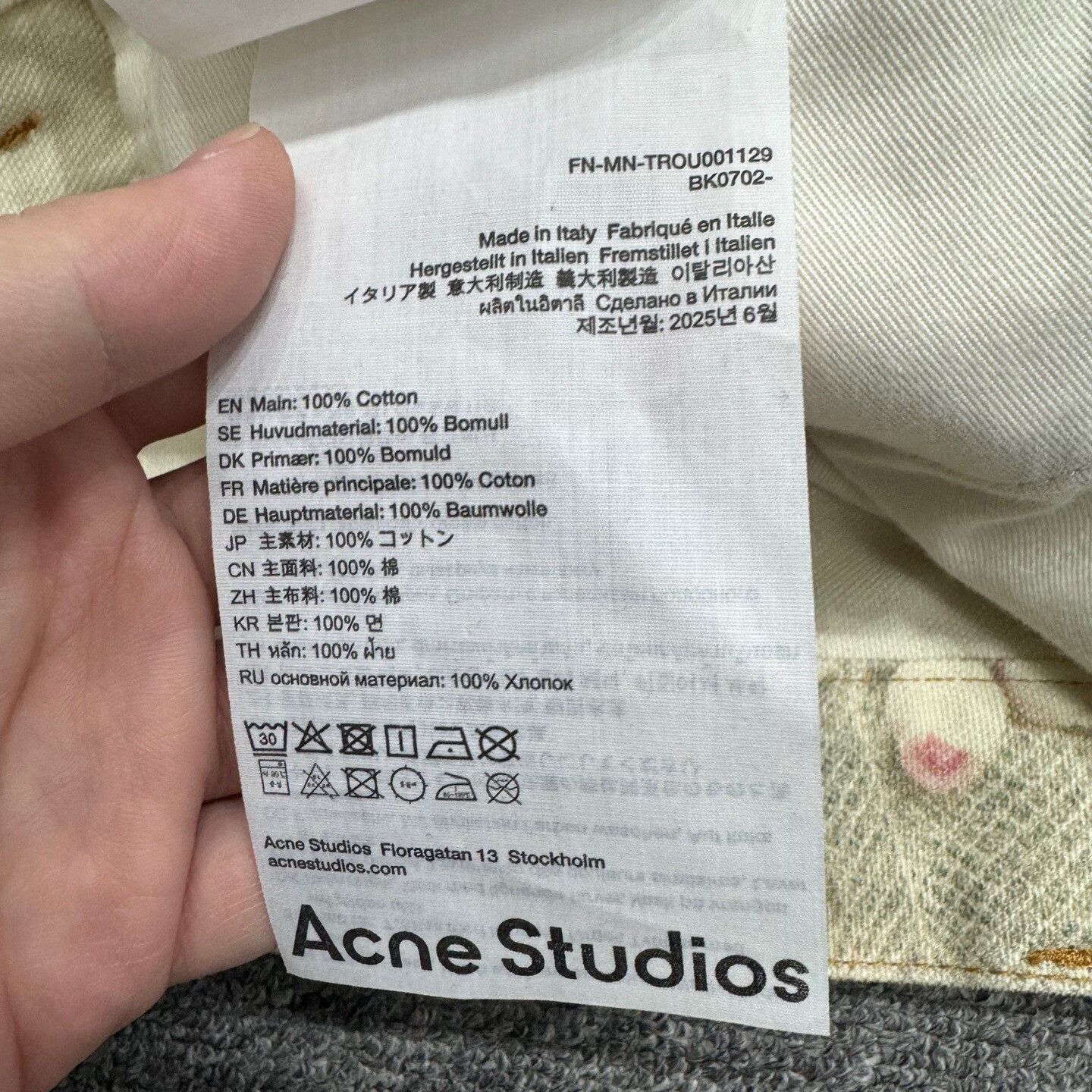 Acne Studios acne studios 3d pearl chain denim pants Size 34" / US 12 / IT 48 - 4 Thumbnail