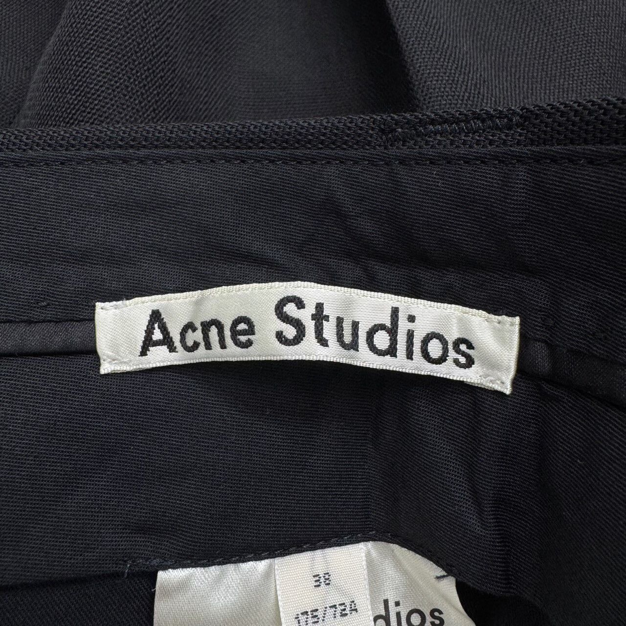 Acne Studios acne studios black wool casual pants Size US 38 / EU 54 - 3 Thumbnail