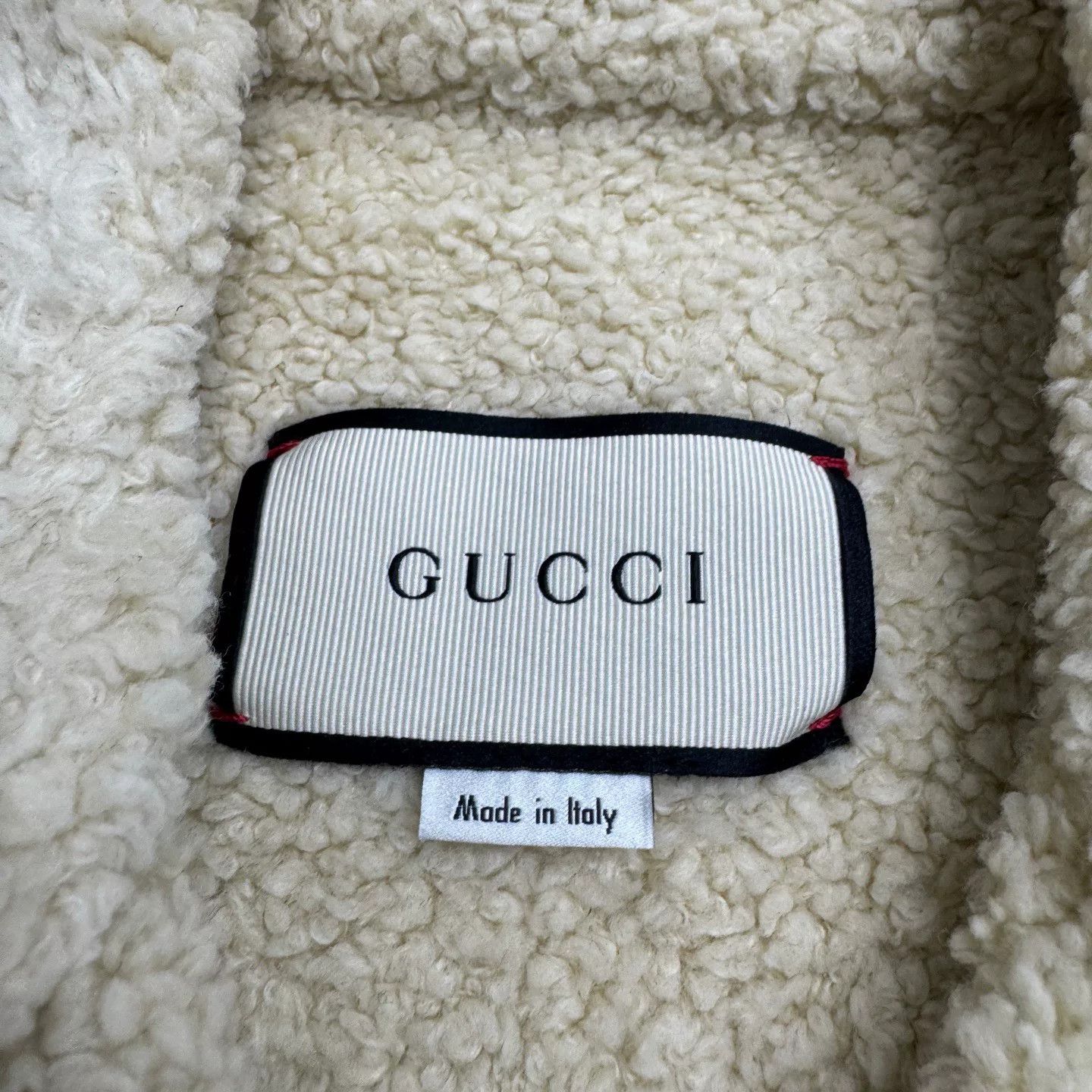 Gucci gucci lamb wool denim jacket Size US L / EU 52-54 / 3 - 3 Thumbnail