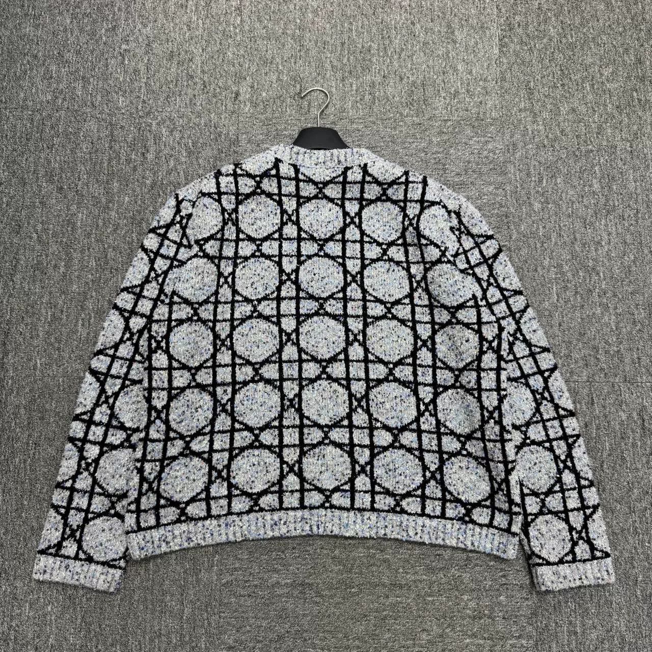 Dior dior black and white knit sweater Size US XXL / EU 58 / 5 - 2 Thumbnail