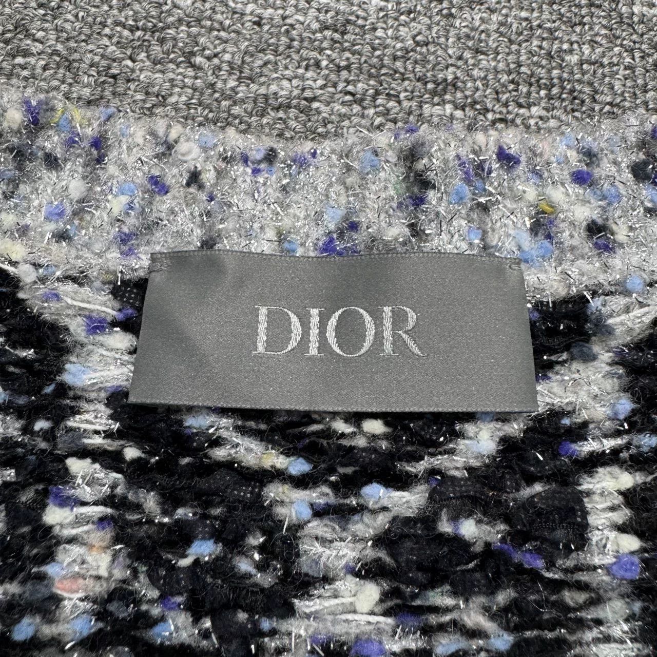 Dior dior black and white knit sweater Size US XXL / EU 58 / 5 - 3 Thumbnail