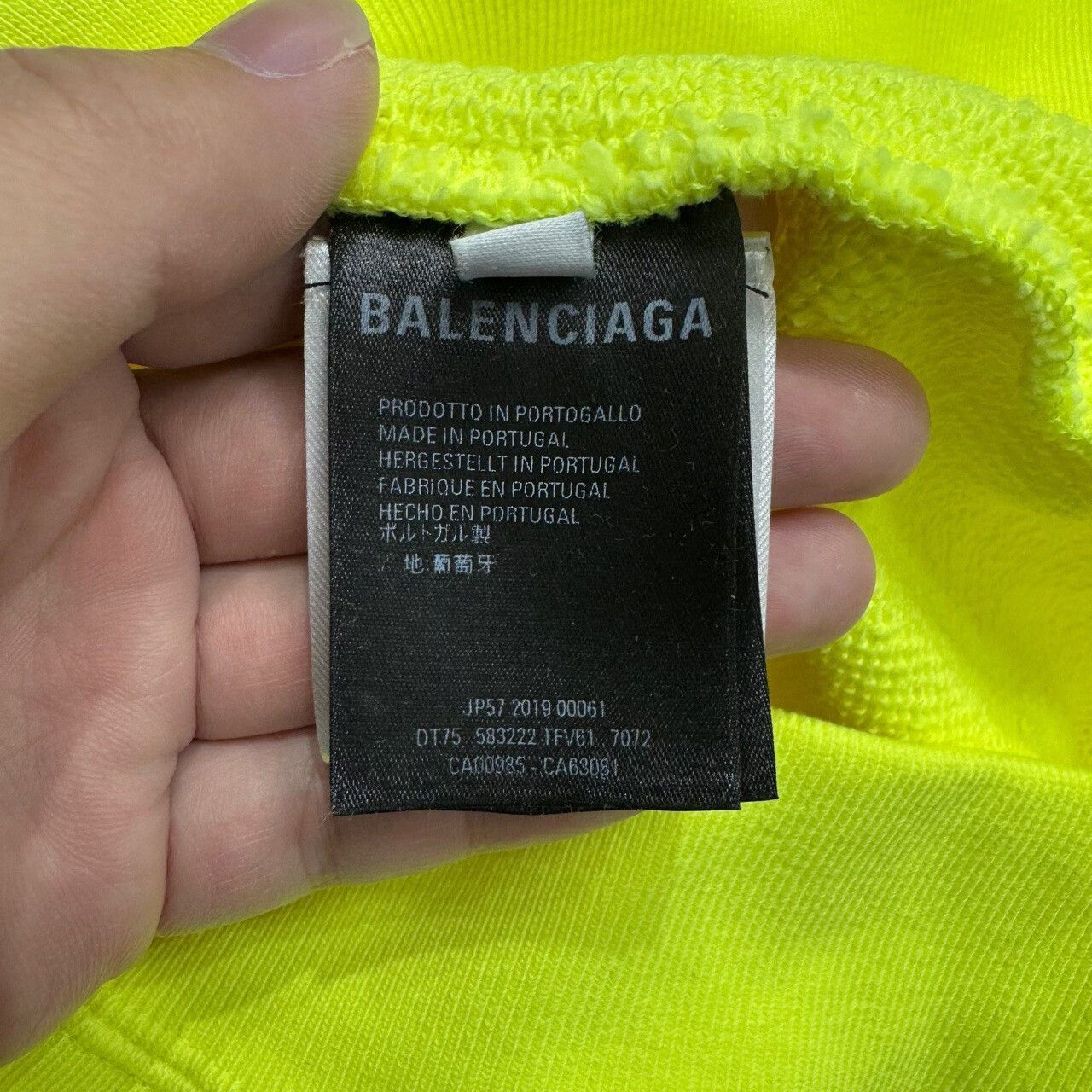 Balenciaga balenciaga neon green hoodie with lock closure Size US XS / EU 42 / 0 - 4 Thumbnail