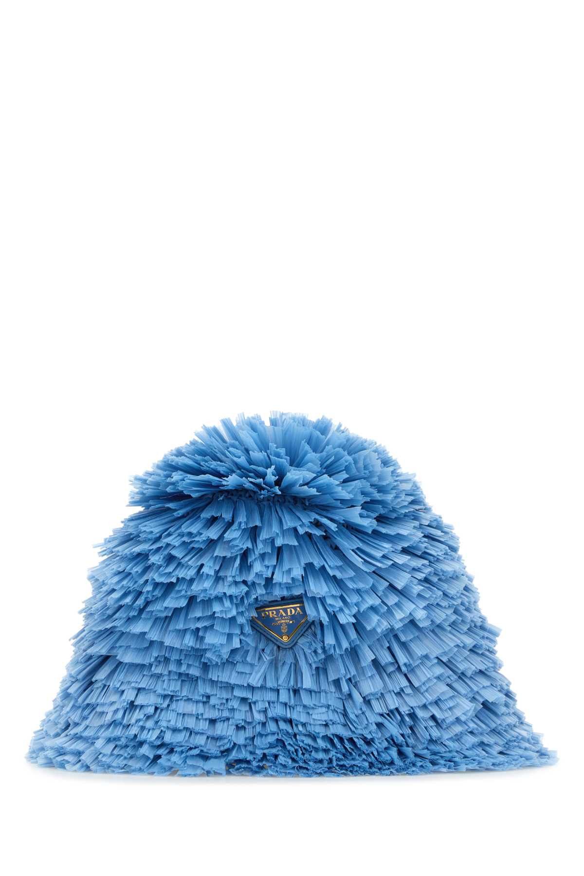 Prada Embellished Raffia Bucket Hat Size ONE SIZE - 2 Thumbnail